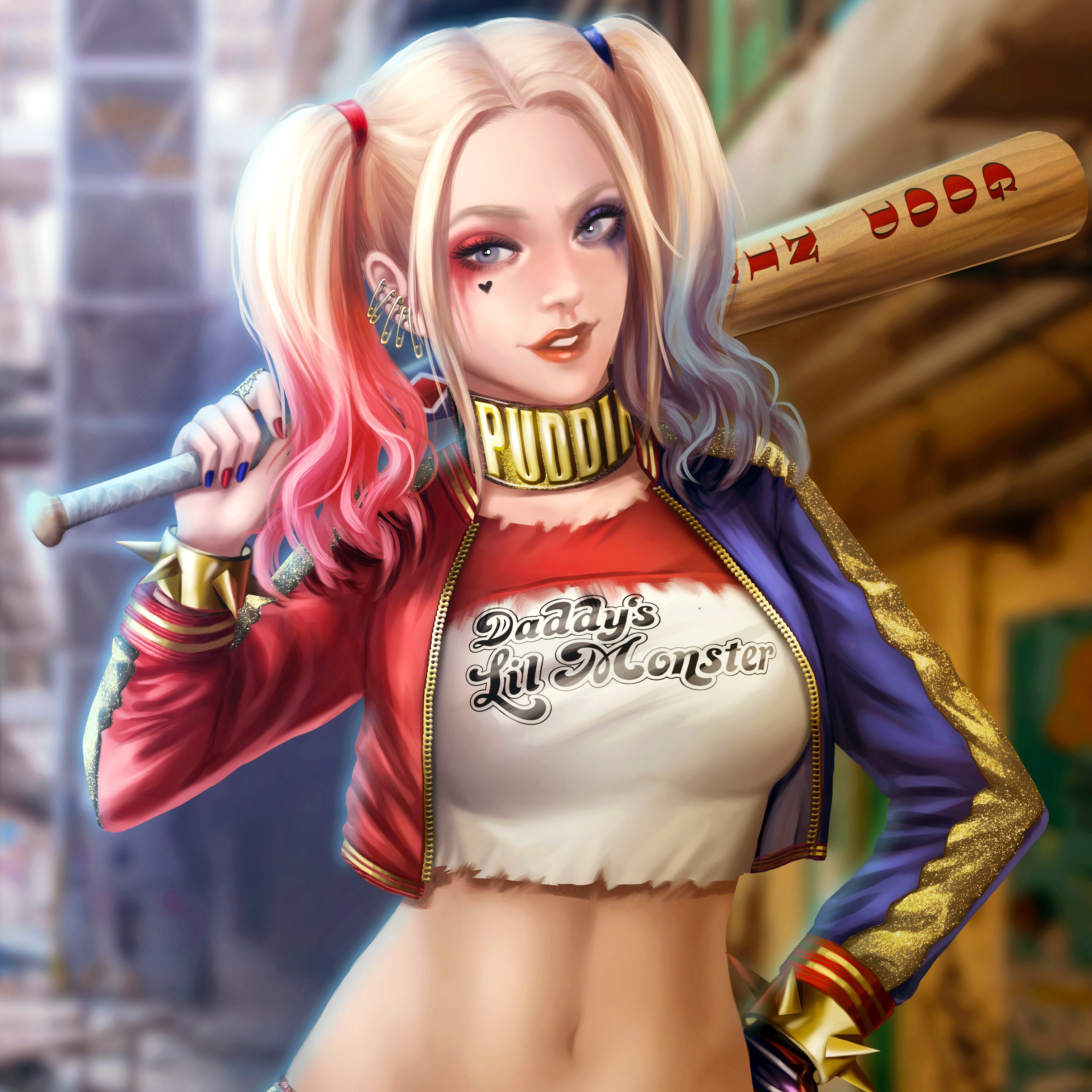 Harley Quinn from Suicide Squad Fan Art HD Wallpaper