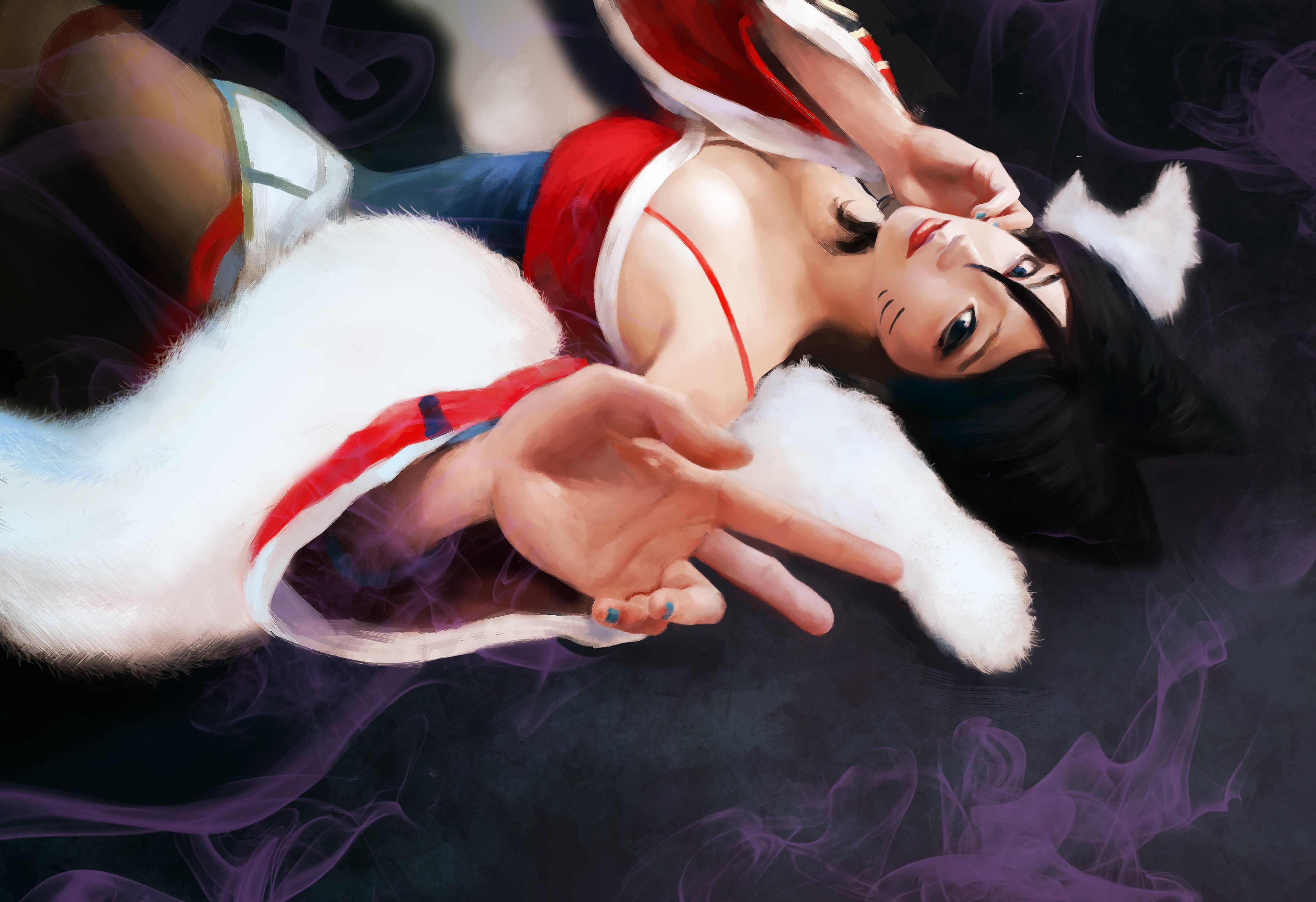 Ahri from League of Legends HD Wallpaper