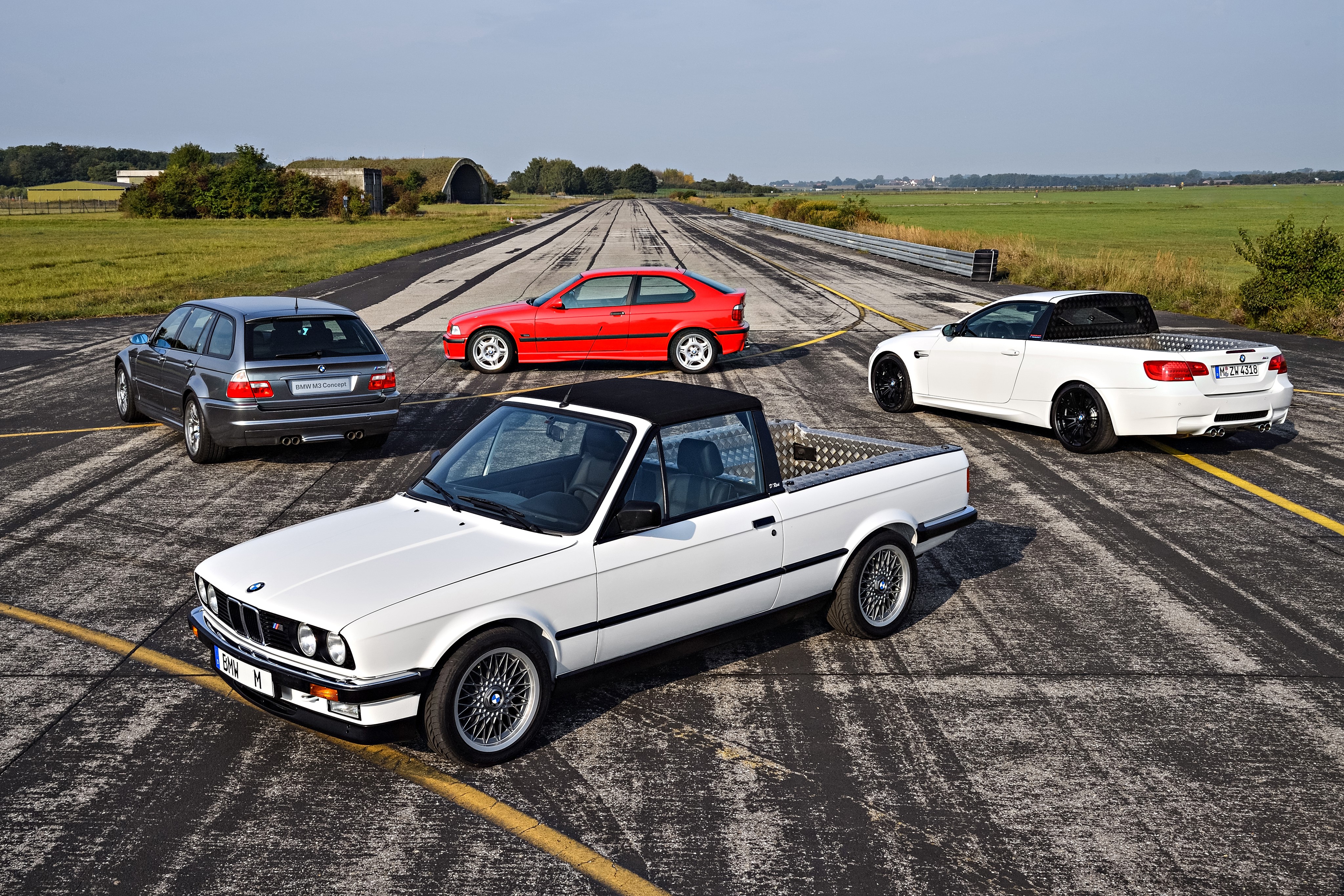 BMW M3 Collection on Road HD Wallpaper