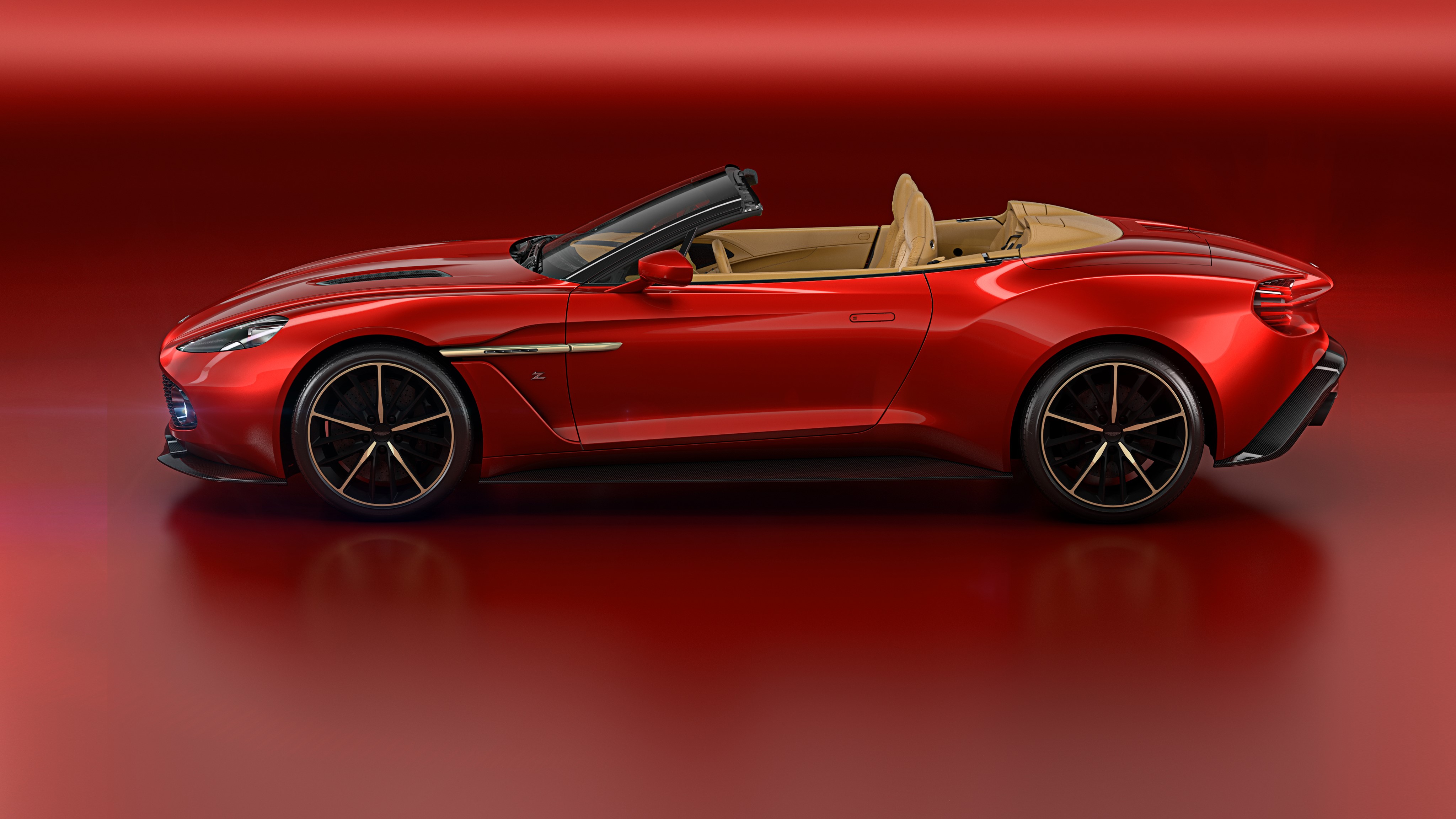 Aston Martin Vanquish Zagato Volante Cabriolet HD Wallpaper