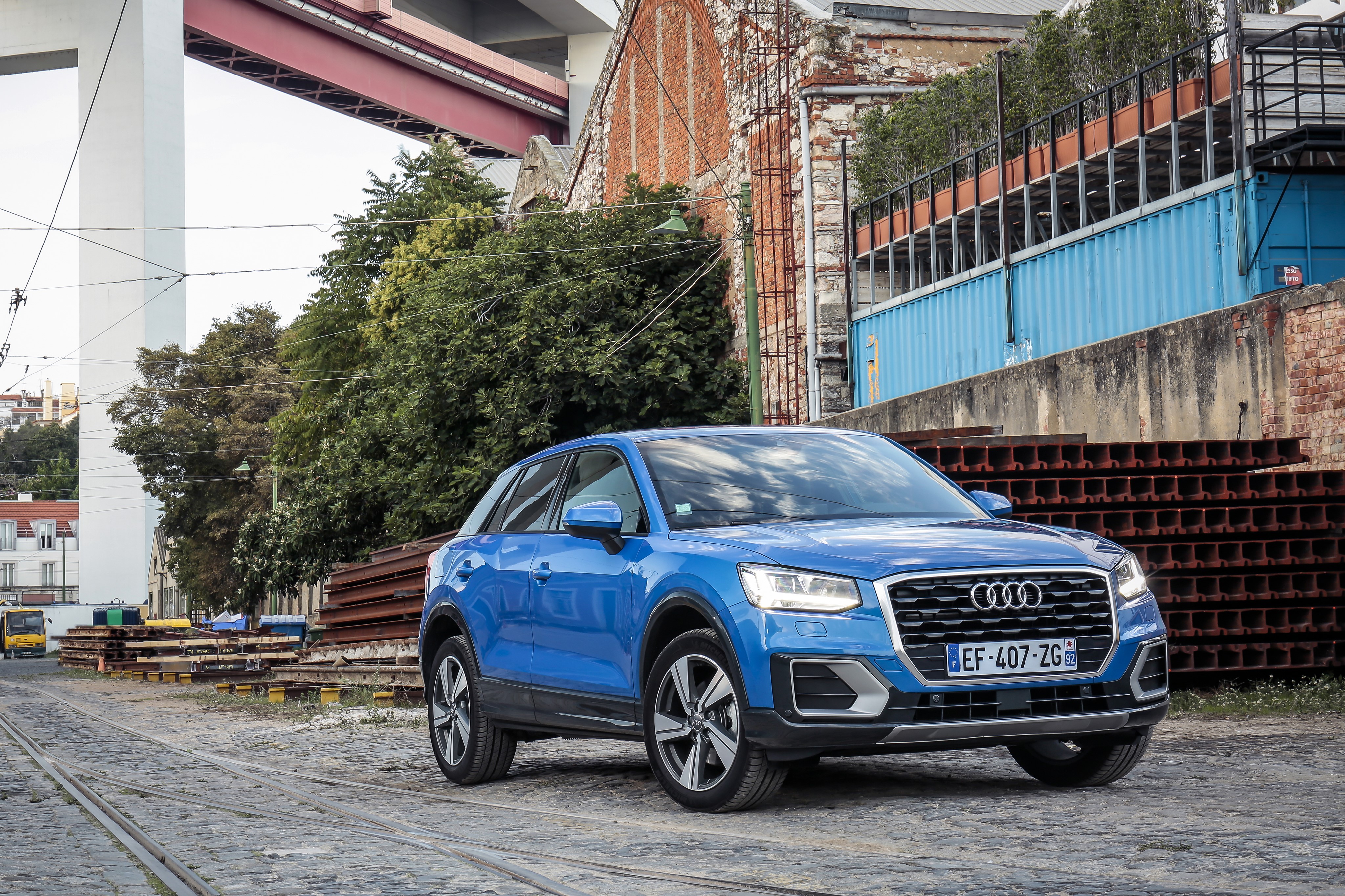 Audi Q2 TFSI design Worldwide HD Wallpaper