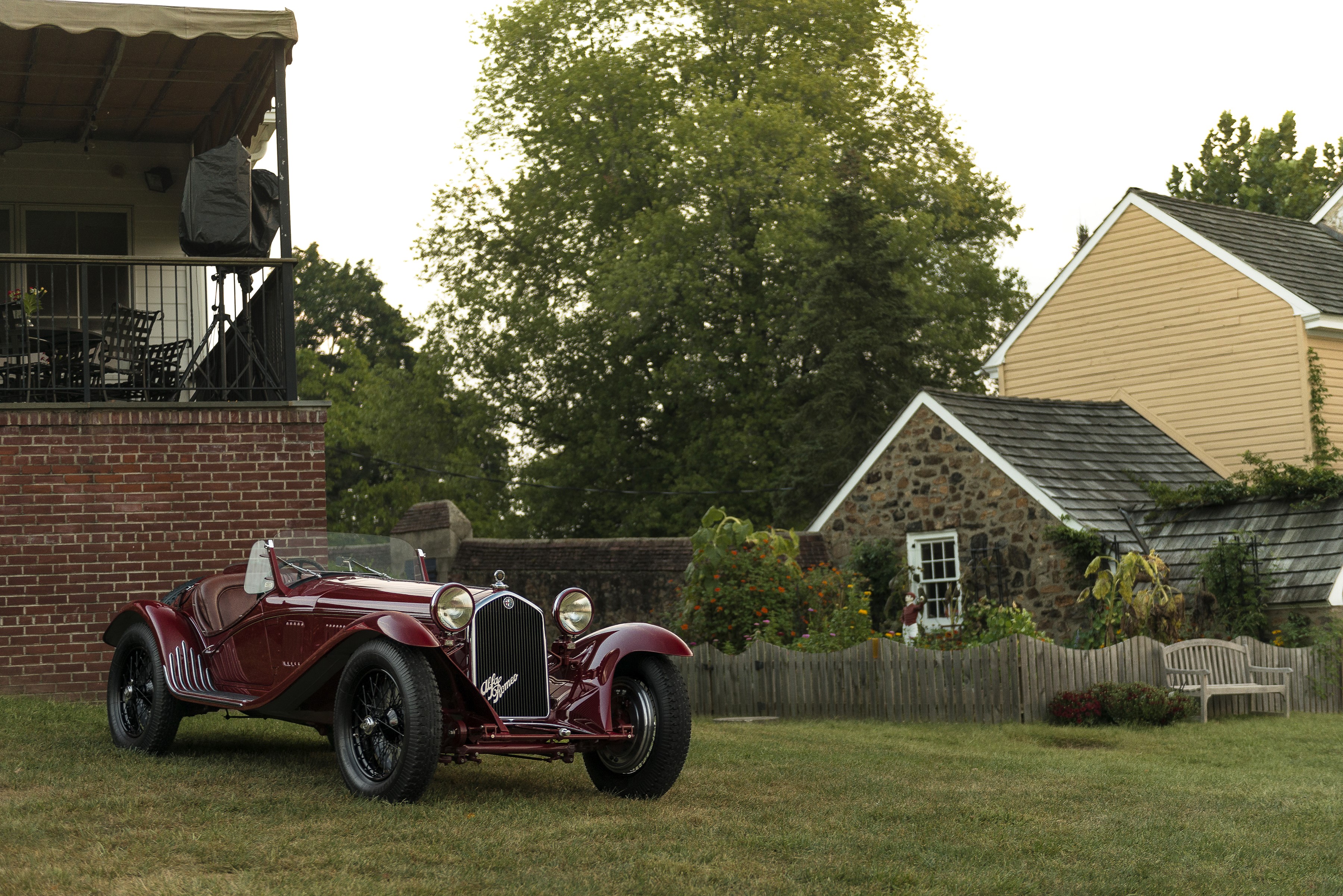 Alfa Romeo 8C 2300 Spider Touring car HD Wallpaper