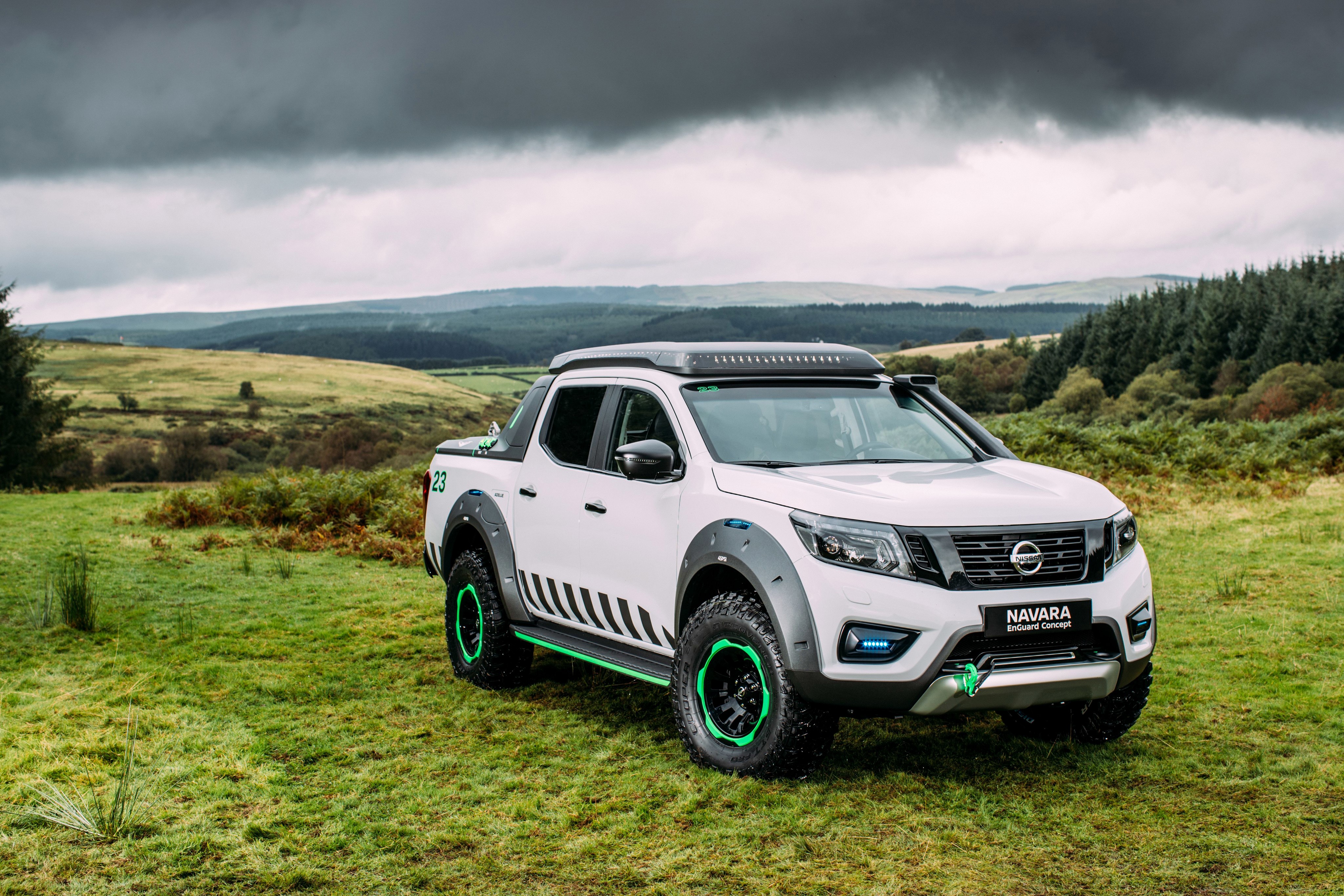 4K 2016 Nissan Navara EnGuard concept pickup truck HD Wallpaper
