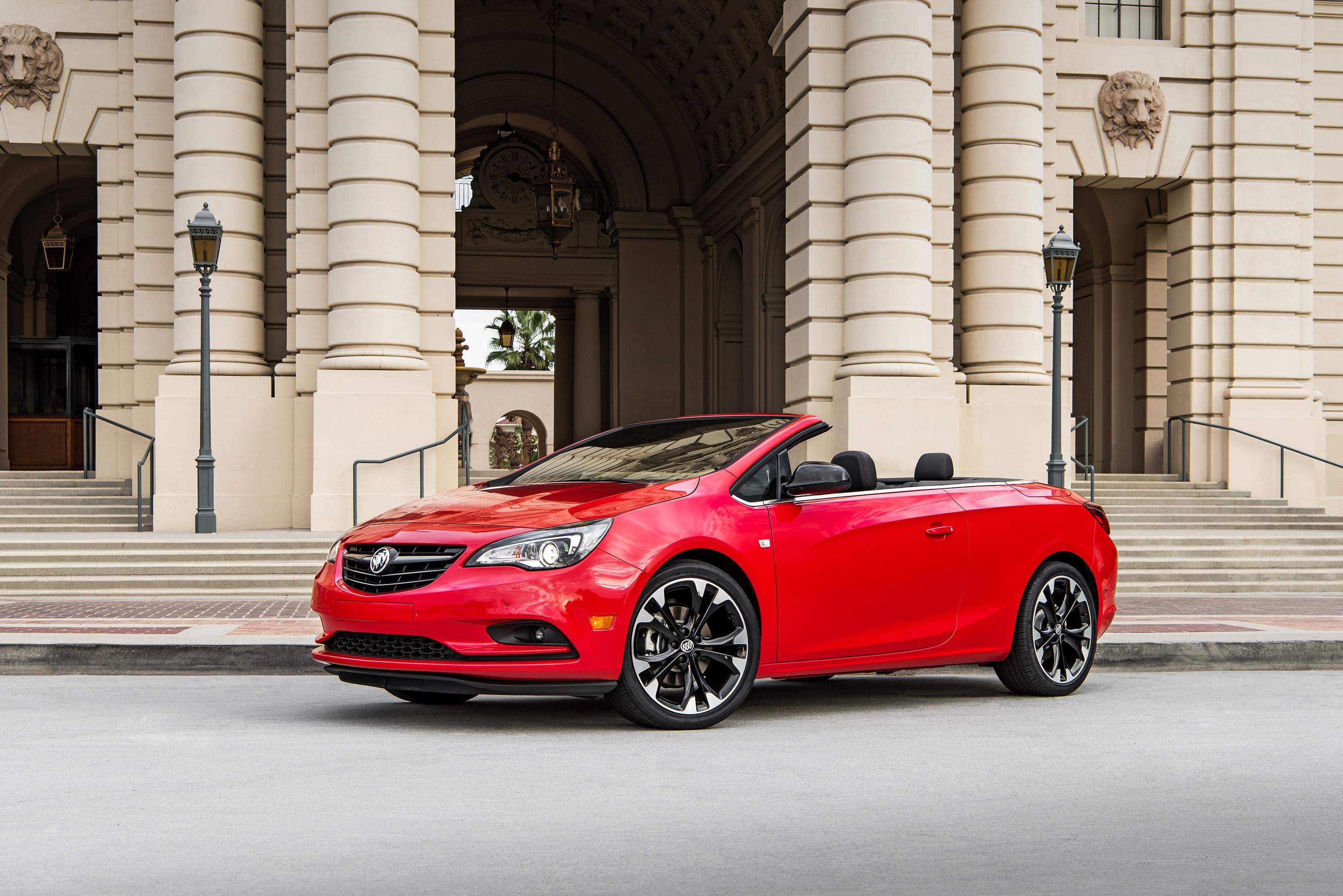 Red Buick Cascada Cabriolet with Dark Effects Package HD Wallpaper