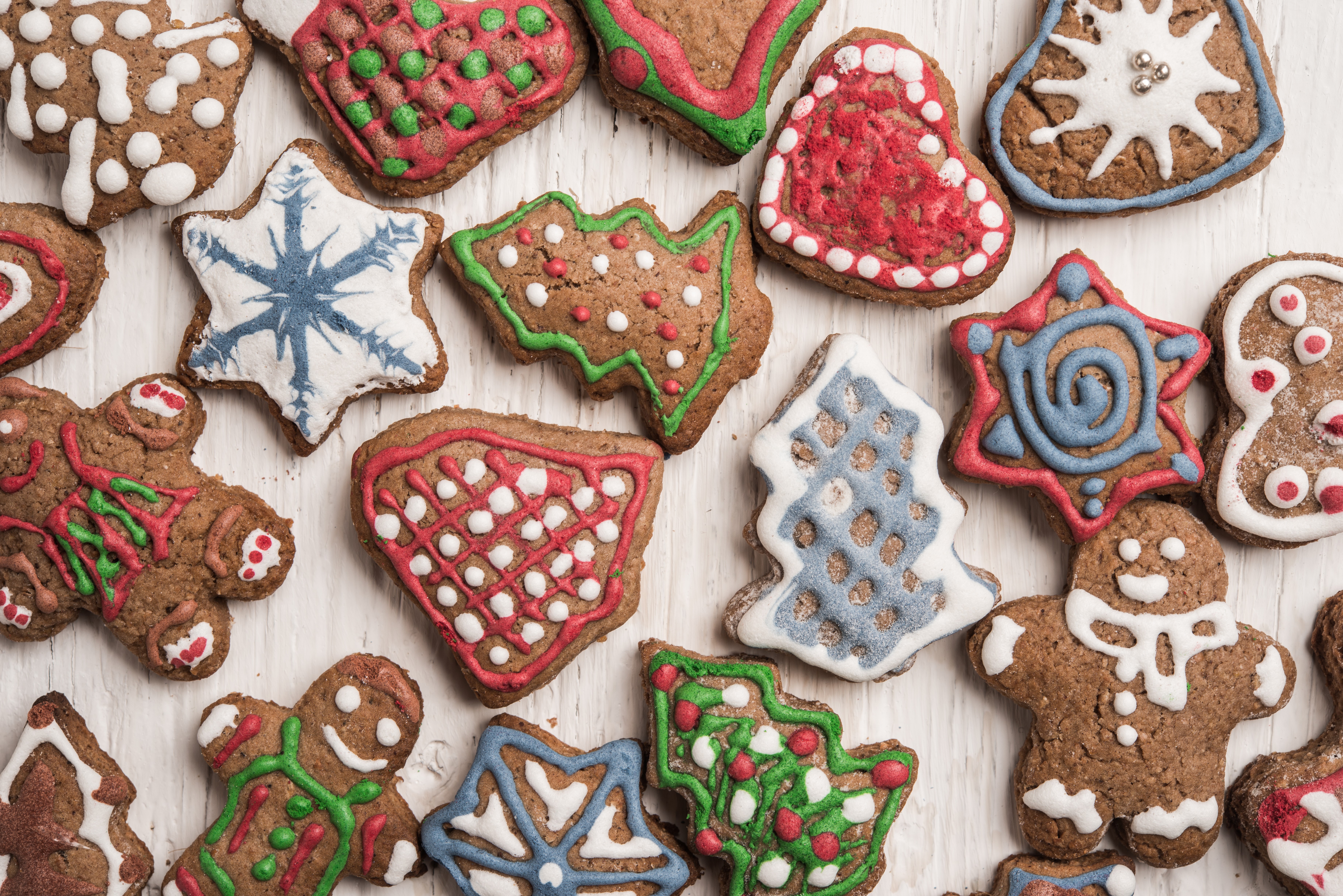 Christmas Cookies Assortment HD Wallpaper