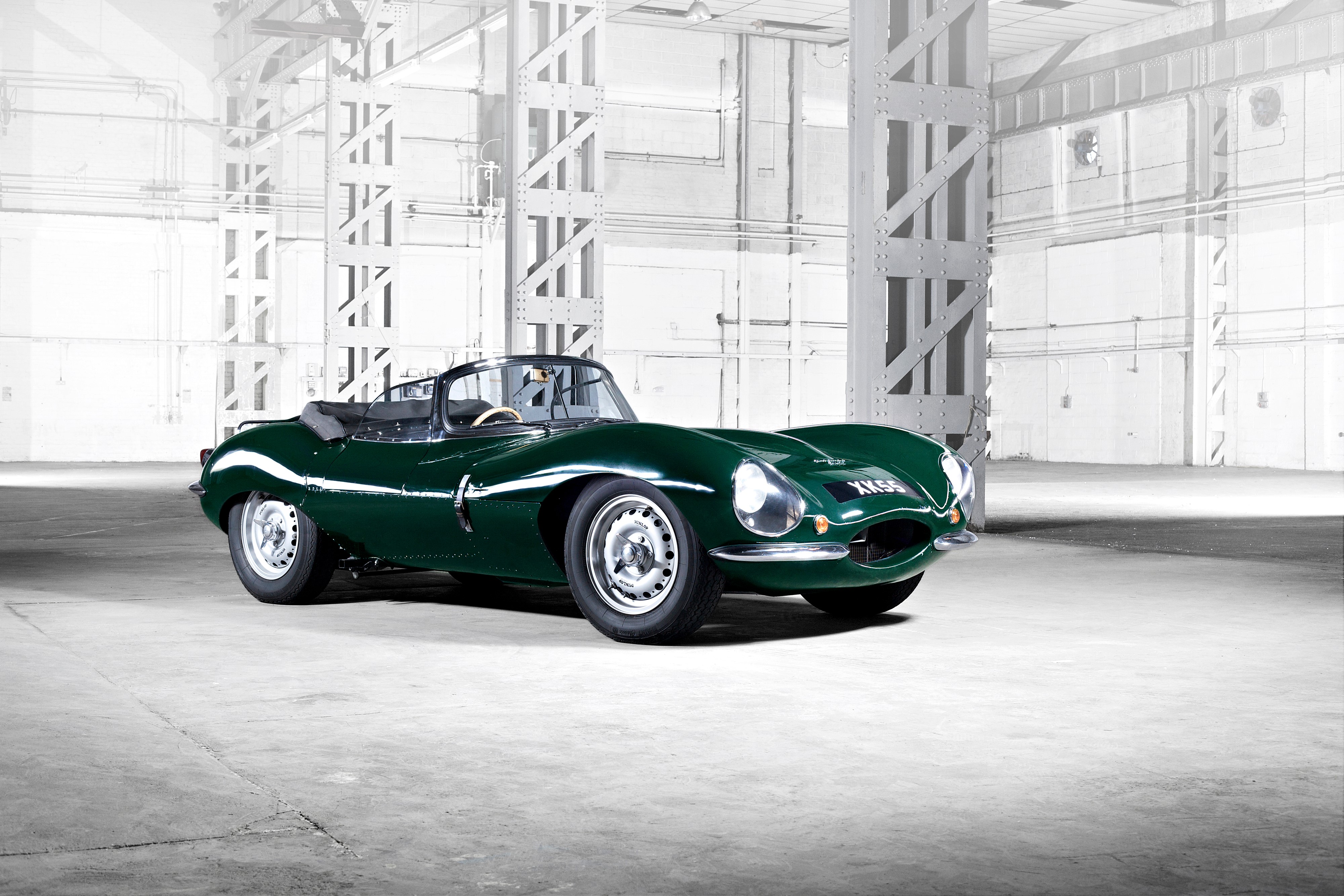 Green Jaguar 2016 XKSS Continuation Cabriolet HD Wallpaper