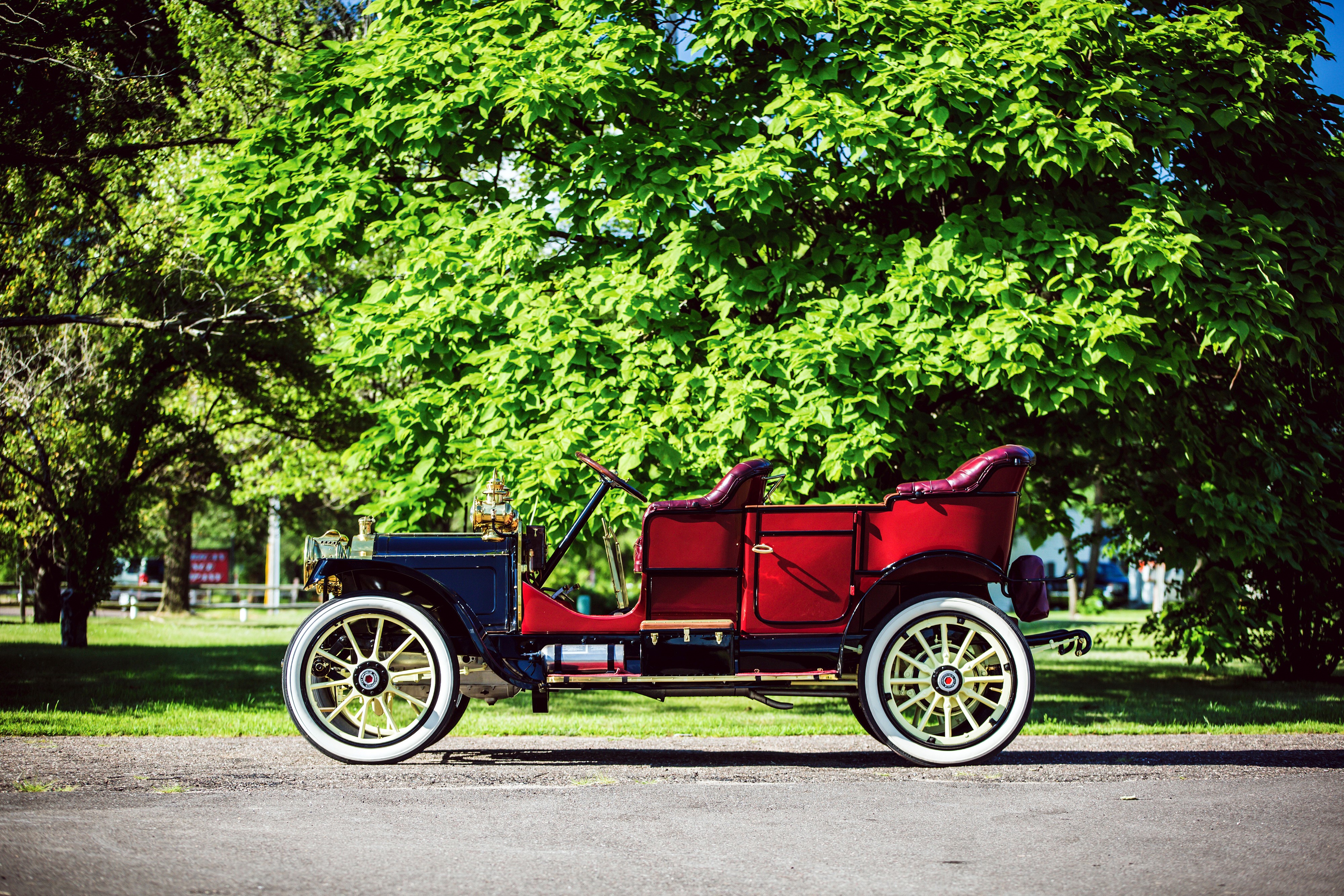 1910 Packard Model 18 Touring car HD Wallpaper