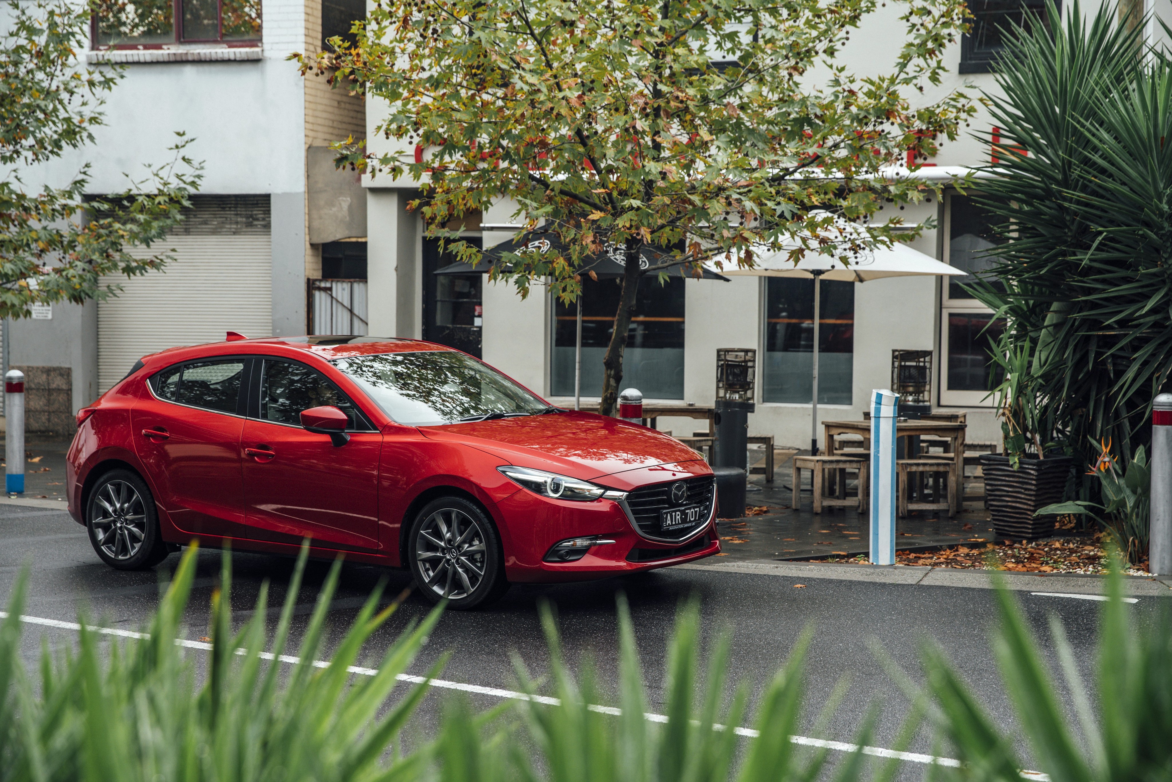 2016 Mazda3 SP25 Astina Hatchback in Red HD Wallpaper