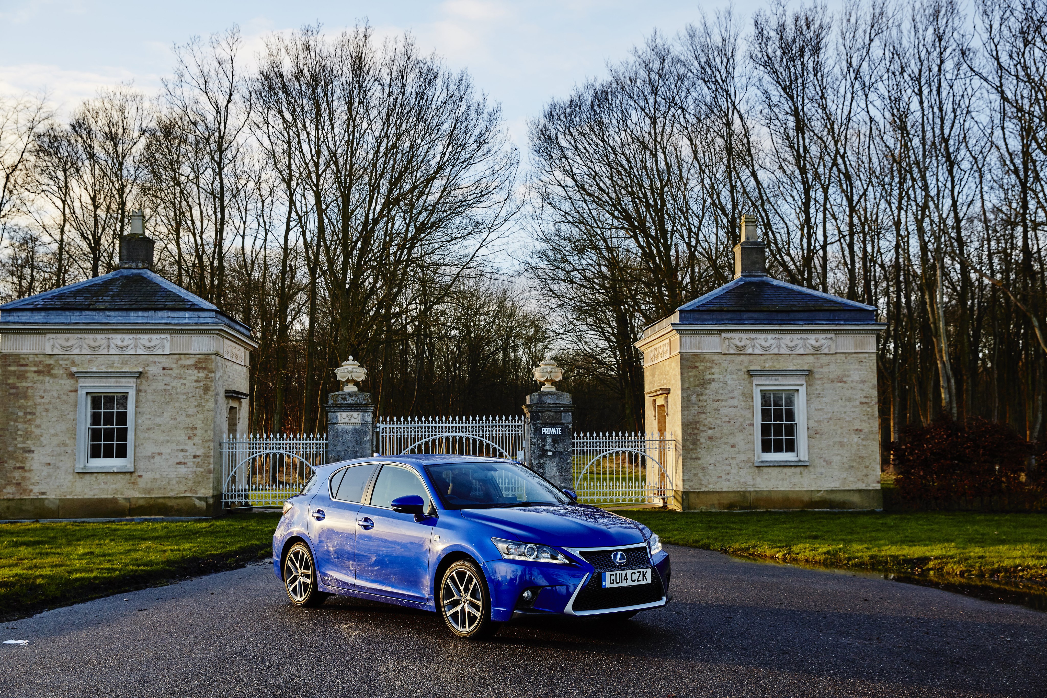Blue 2014 Lexus CT 200h F-Sport HD Wallpaper