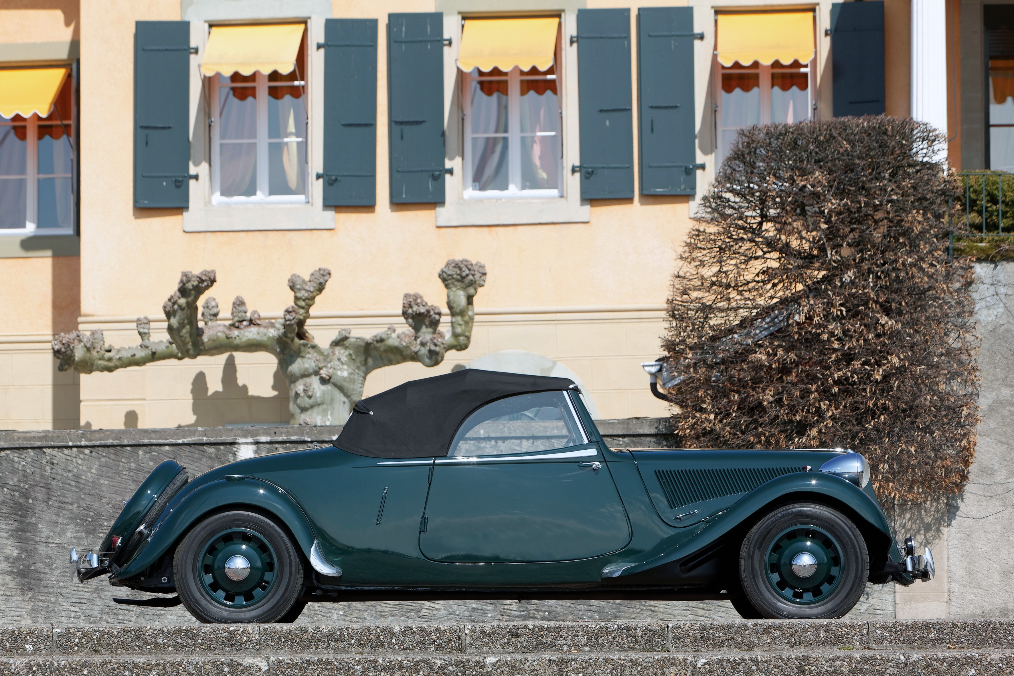 1938-39 Citroen Traction Avant 15-Six G Cabriolet HD Wallpaper