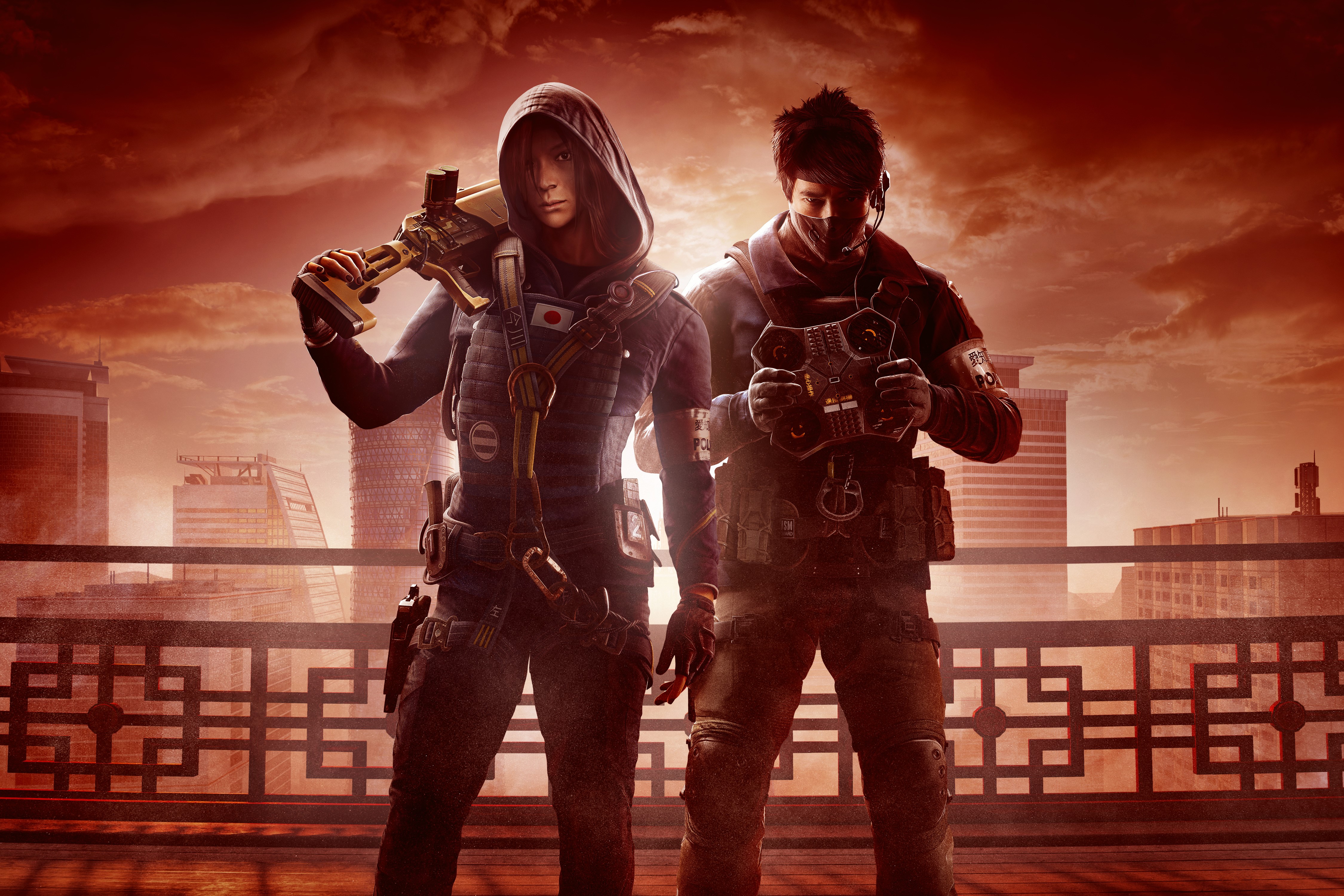 Two soldiers from Tom Clancy's Rainbow Six Siege HD Wallpaper