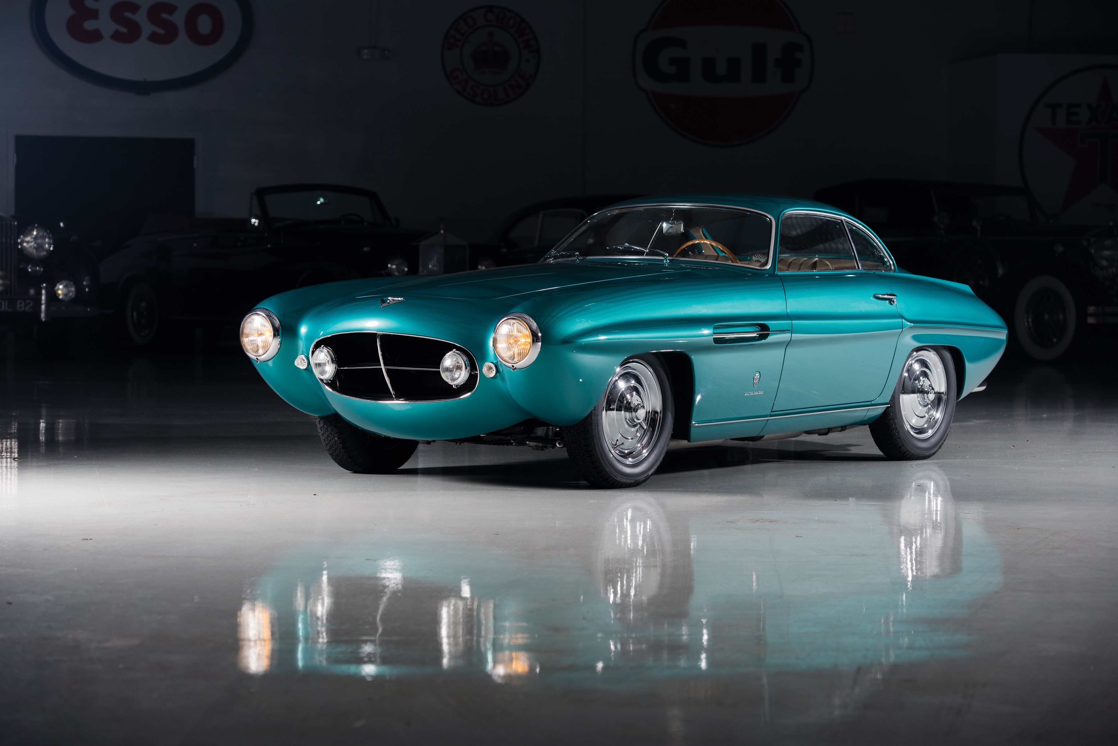 1953-54 Fiat 8V Supersonic Coupe Ghia HD Wallpaper