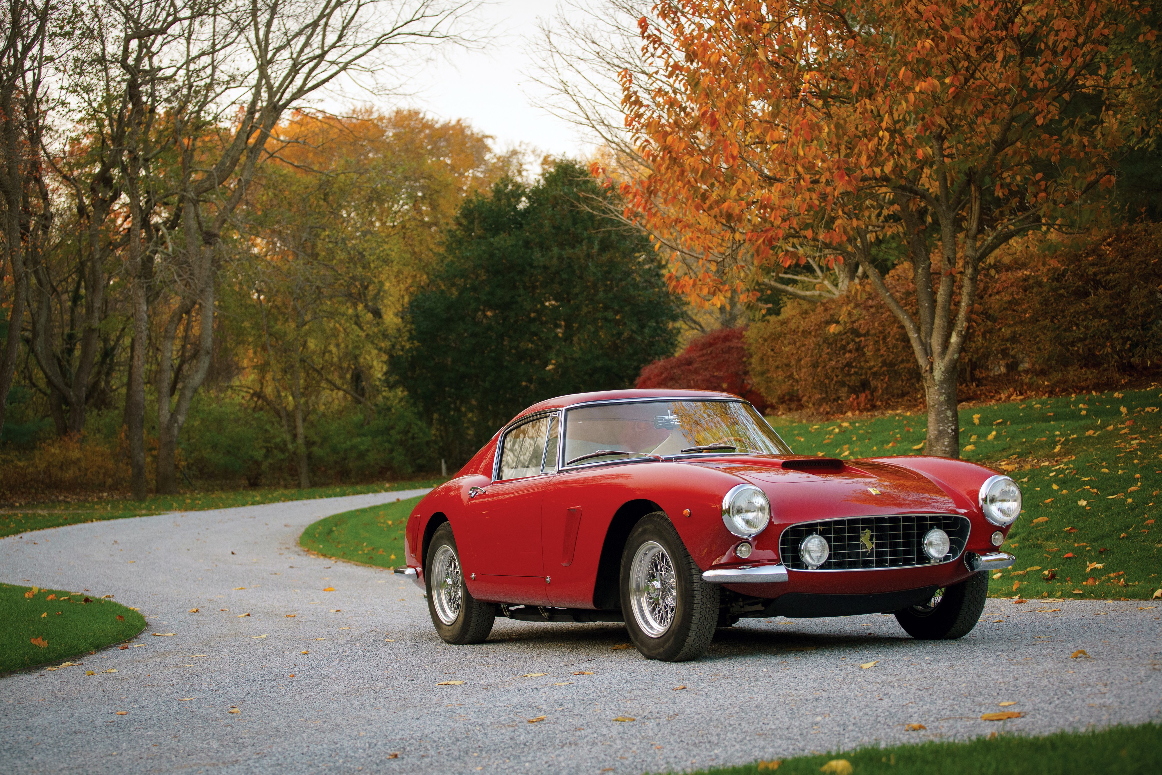 Red 1961-63 Ferrari 250 GT Berlinetta Passo Corto Lusso HD Wallpaper