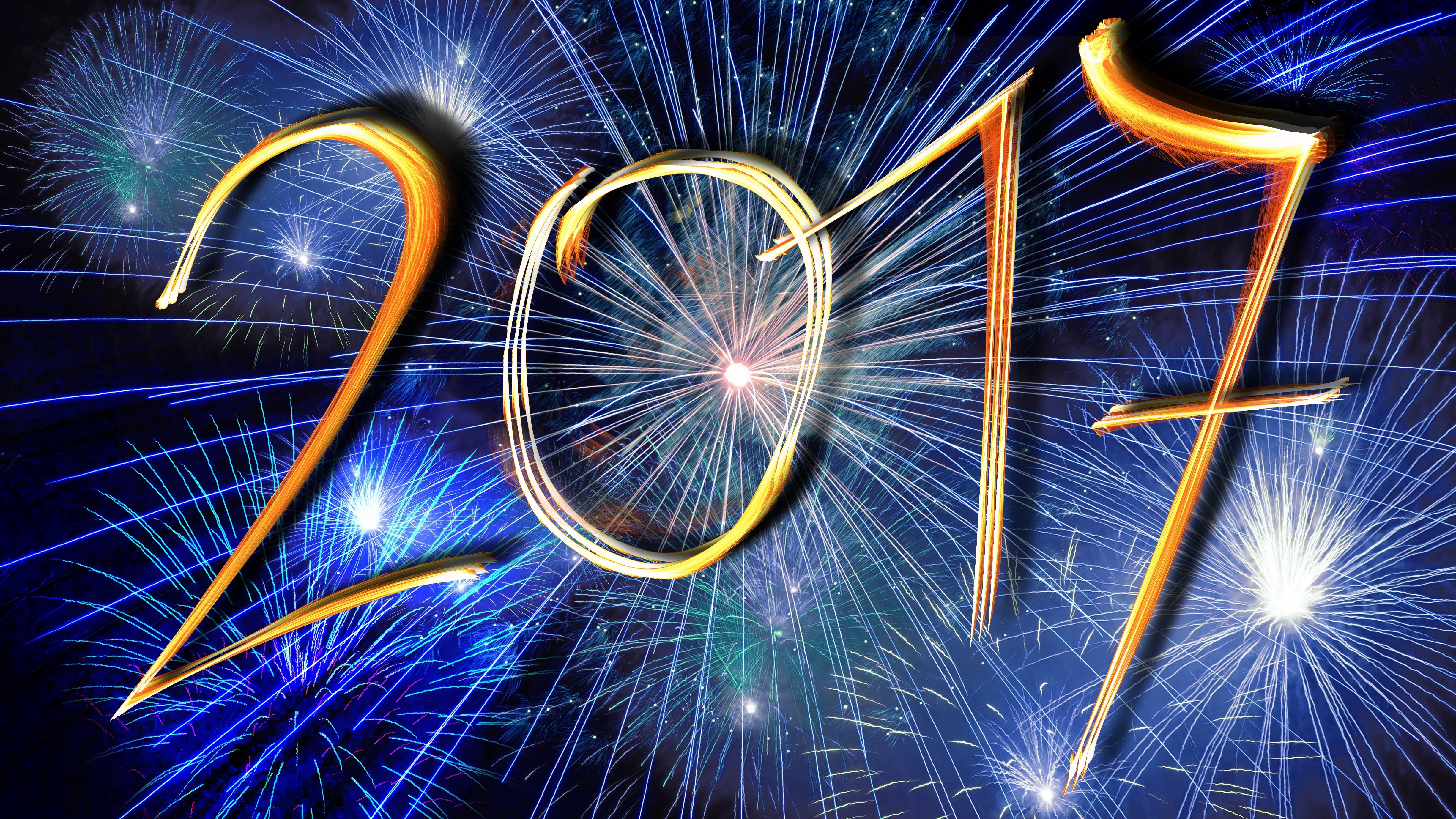 2017 Fireworks Display HD Wallpaper