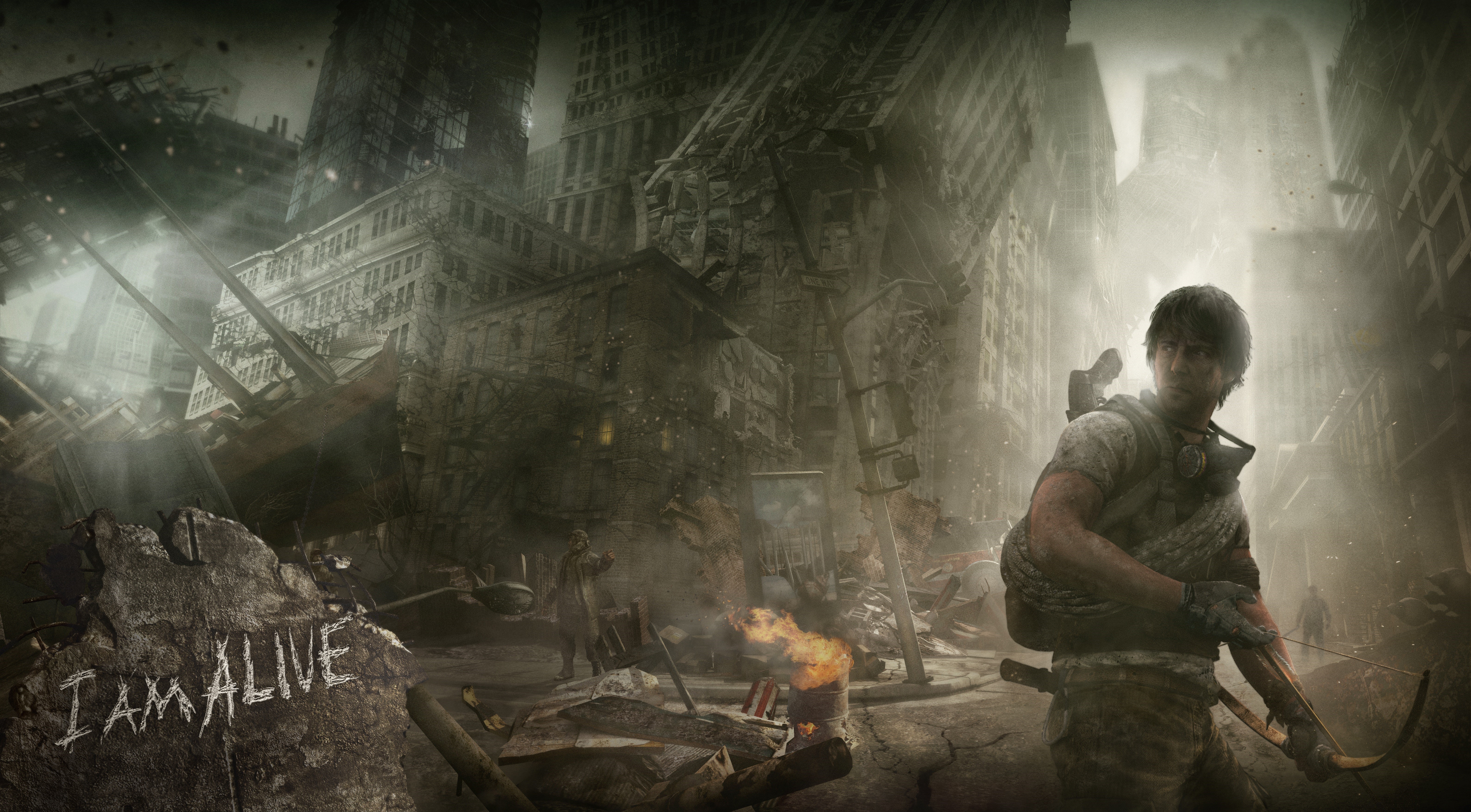 I Am Alive Archer in Ruins HD Wallpaper