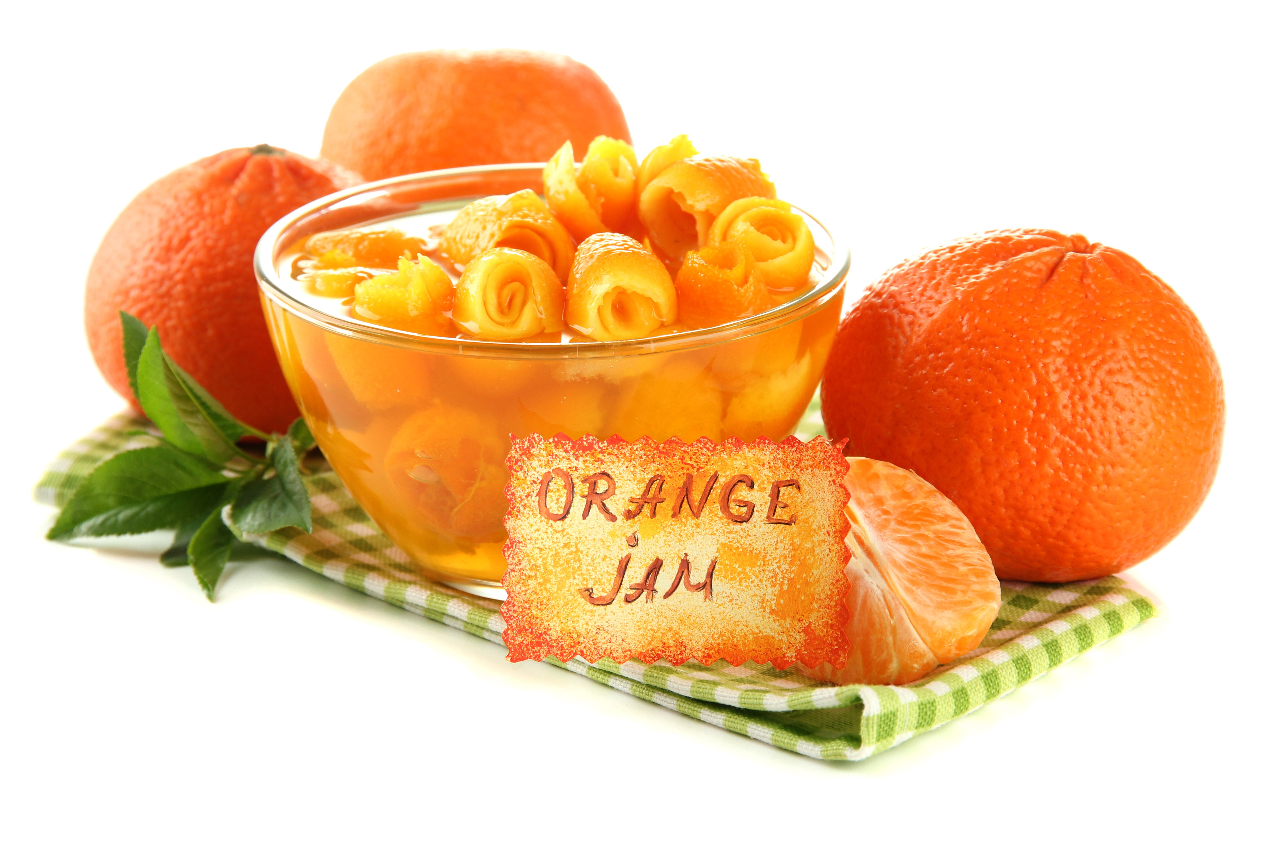 Orange Jam with Oranges and Zest HD Wallpaper