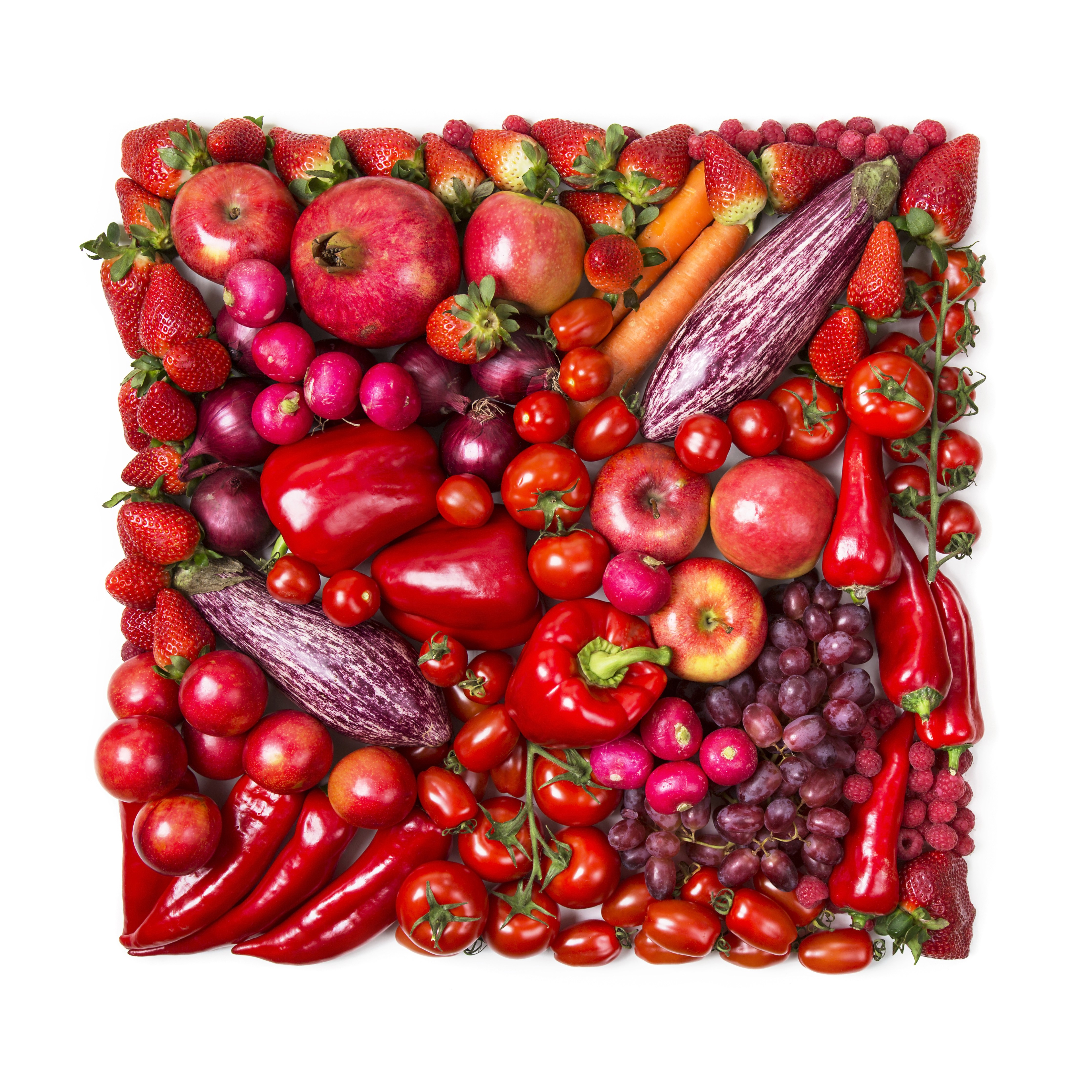 4K Assortment of Fruits and Vegetables HD Wallpaper