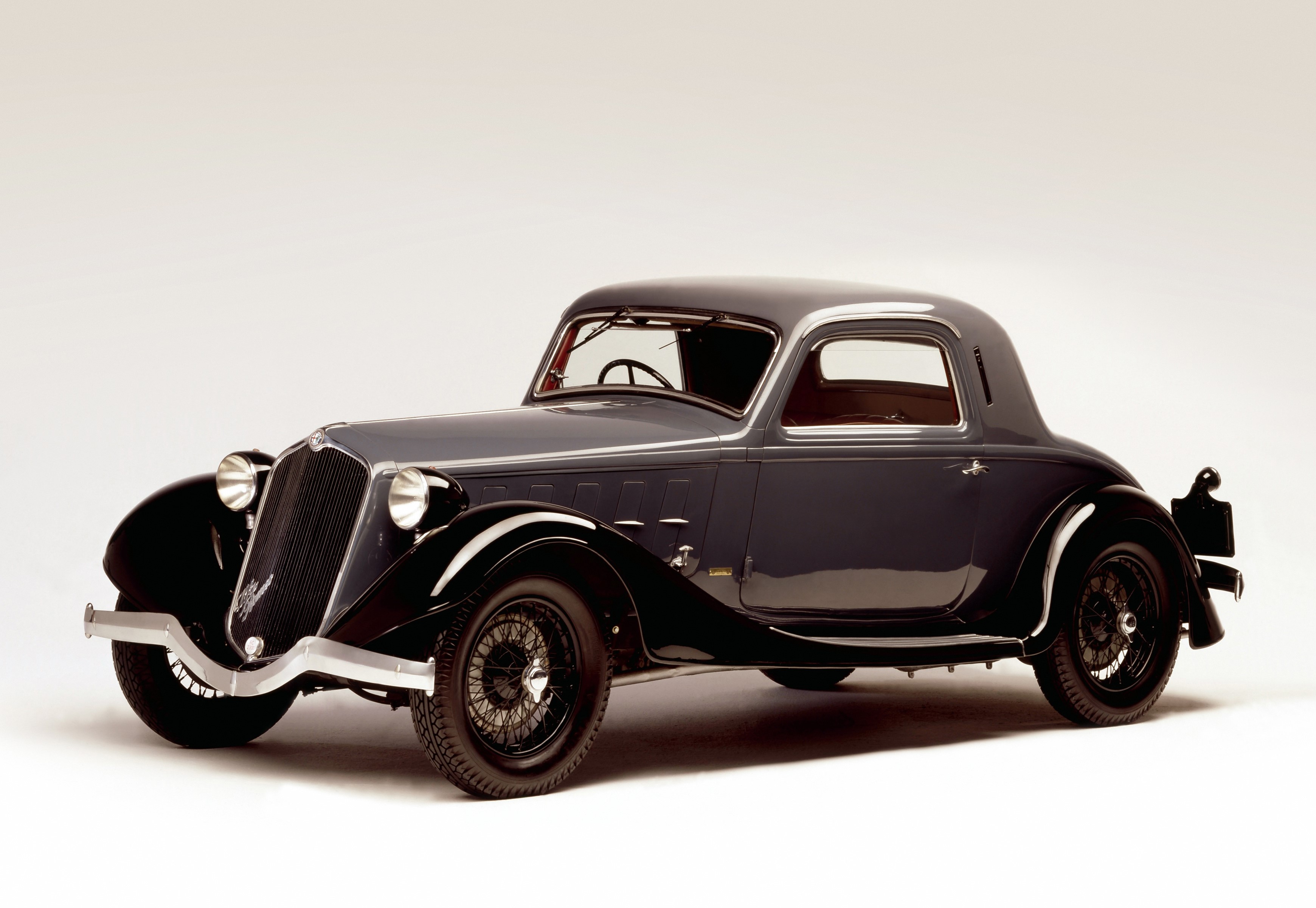 1934 Alfa Romeo 6C 2300 Gran Turismo Coupe Aerodinamico Castagna HD Wallpaper