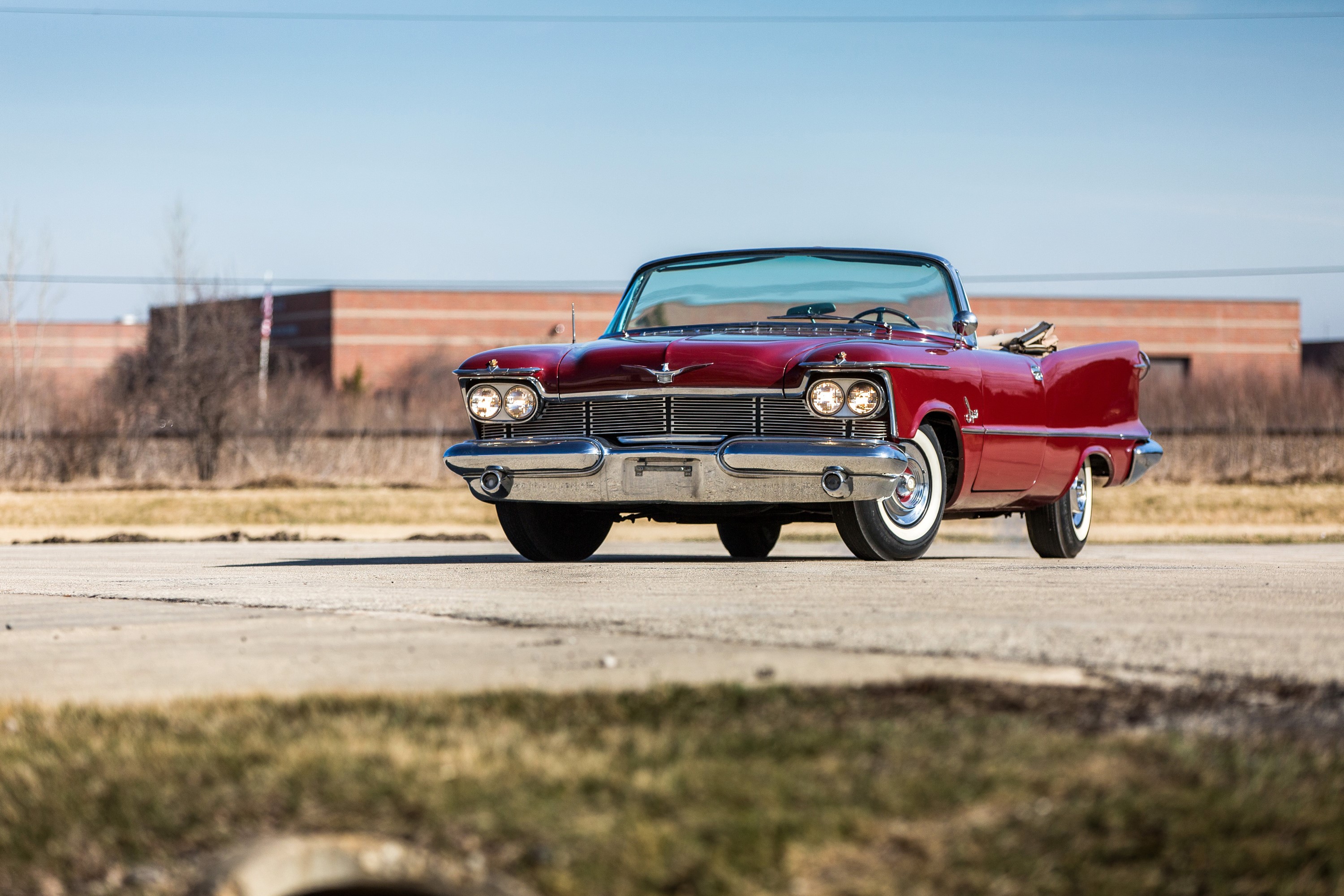 1958 Imperial Crown Convertible HD Wallpaper