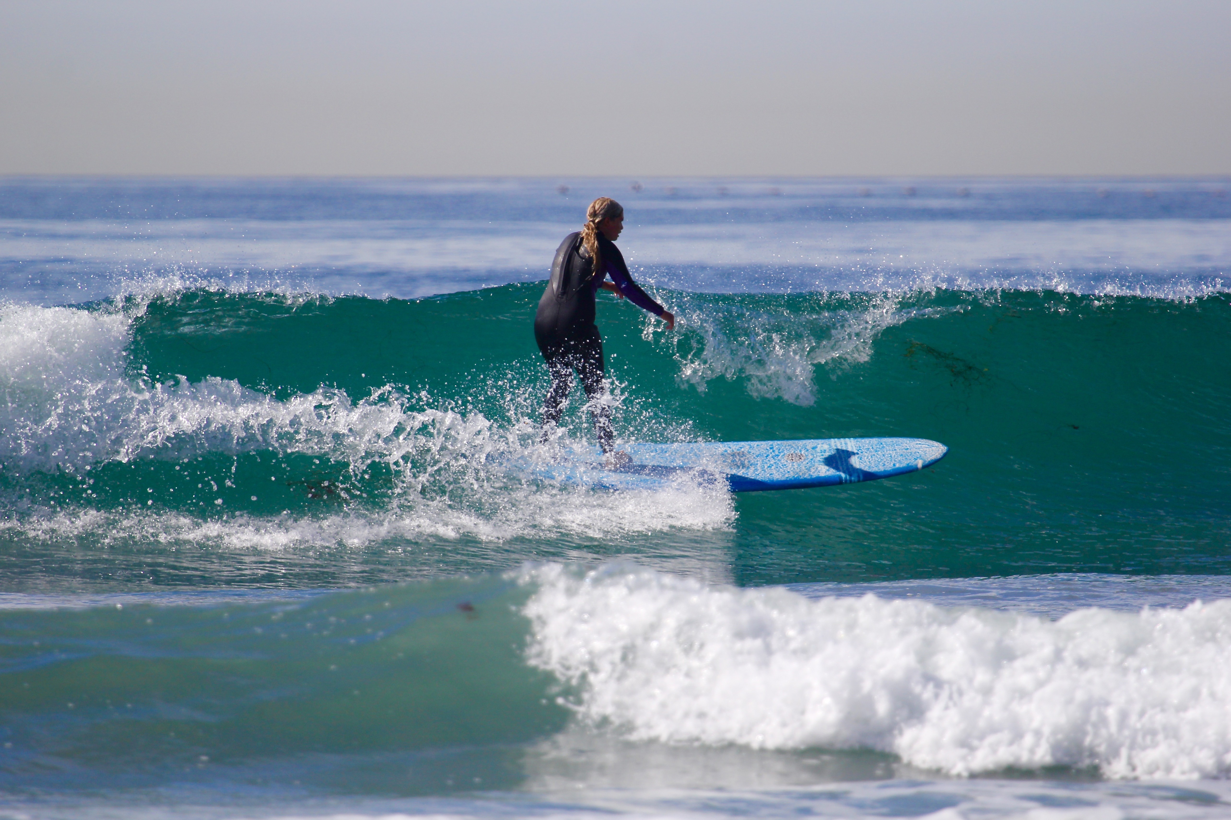 Surfing on a Wave HD Wallpaper