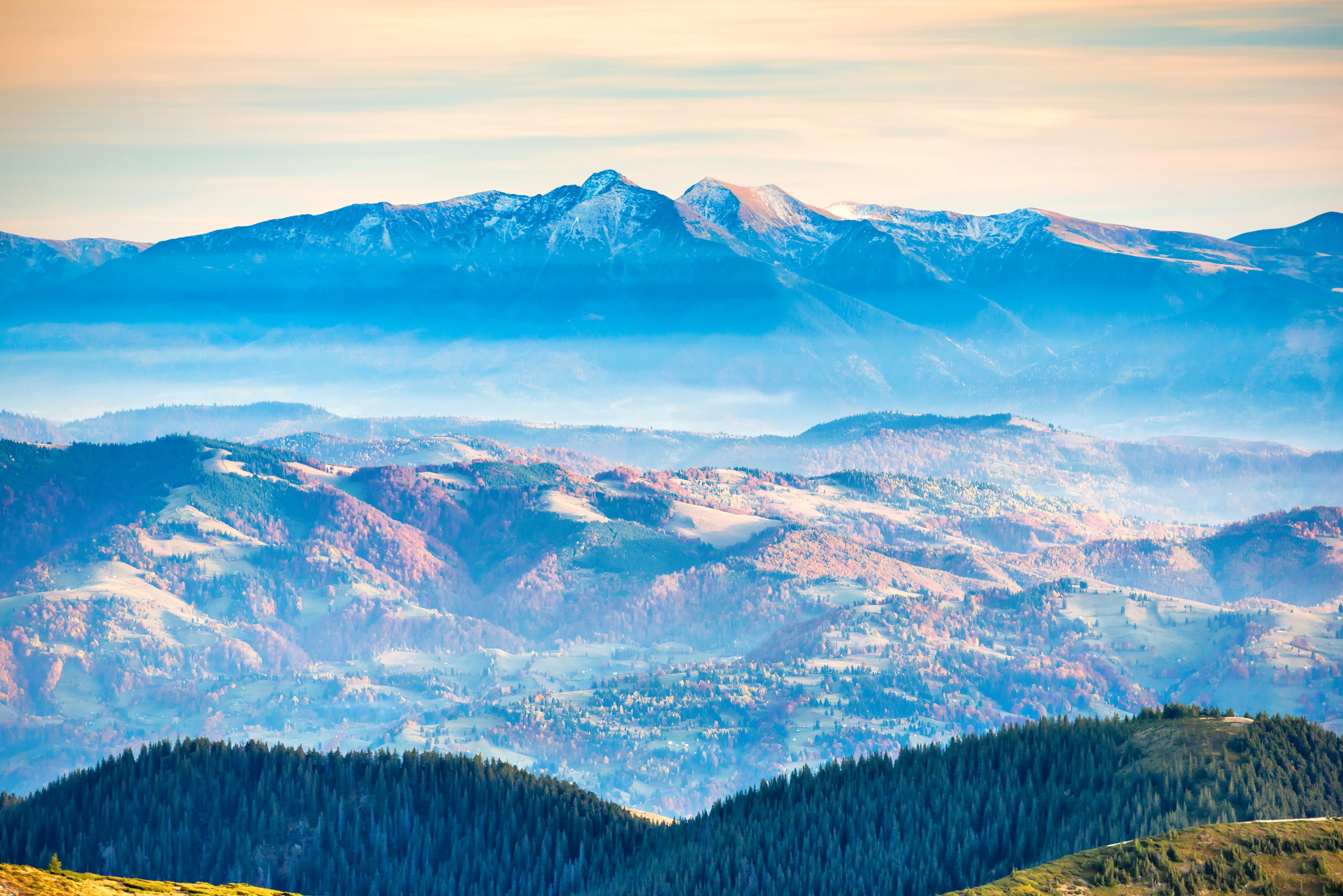 4K Mountains Landscape HD Wallpaper