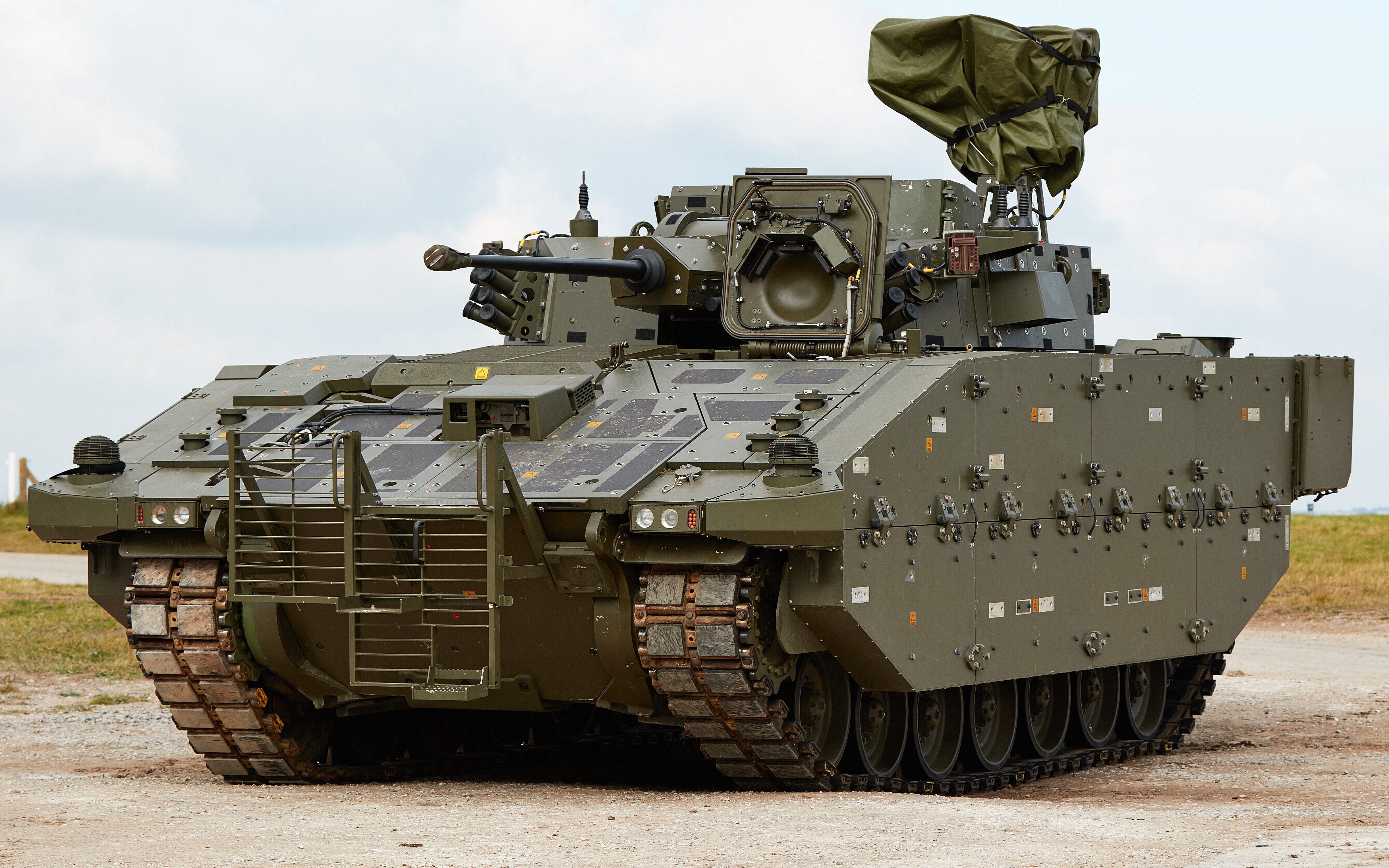 Ajax Scout SV military vehicle HD Wallpaper
