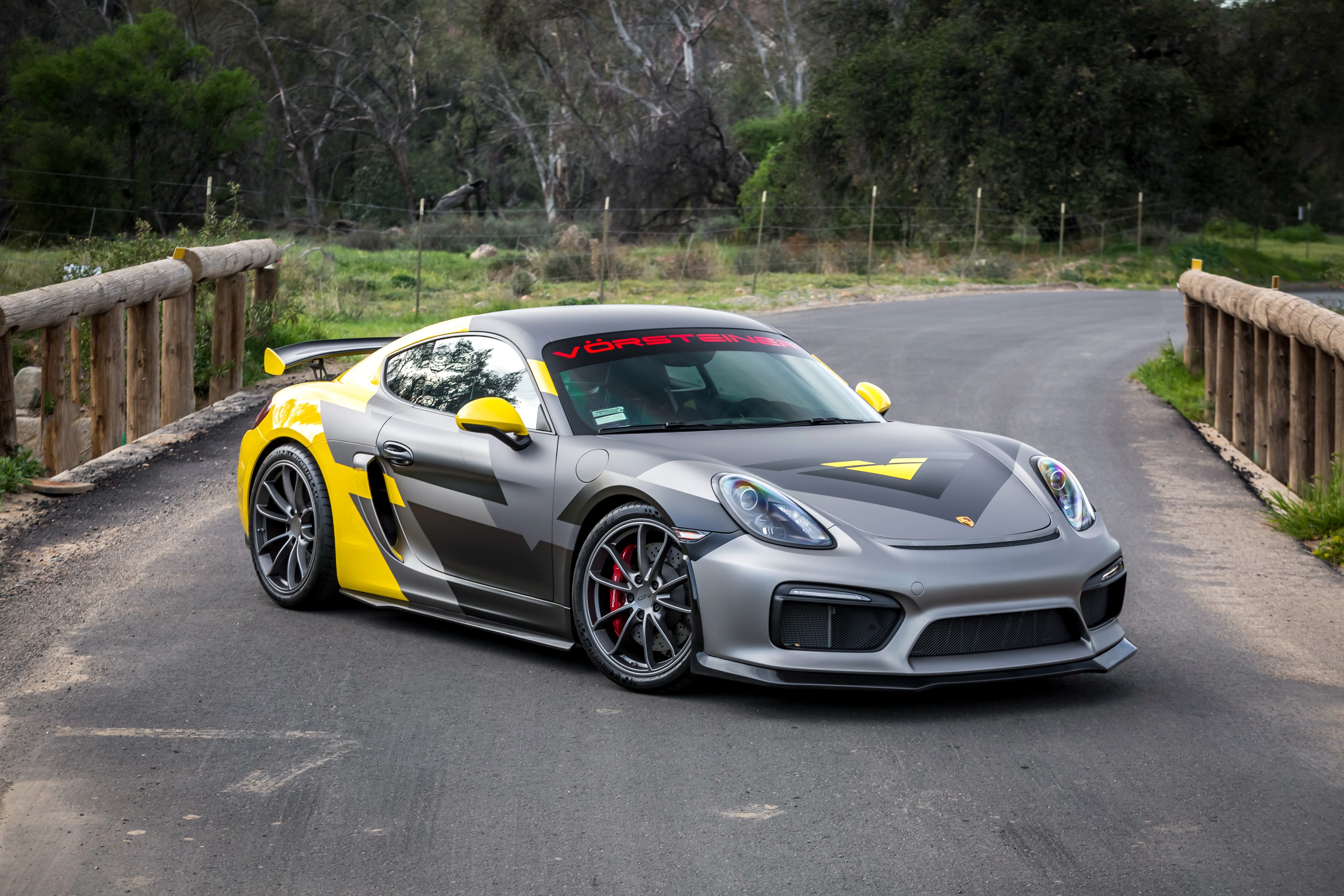 2016 Vorsteiner Cayman GT4 V-CS Aero Porsche HD Wallpaper