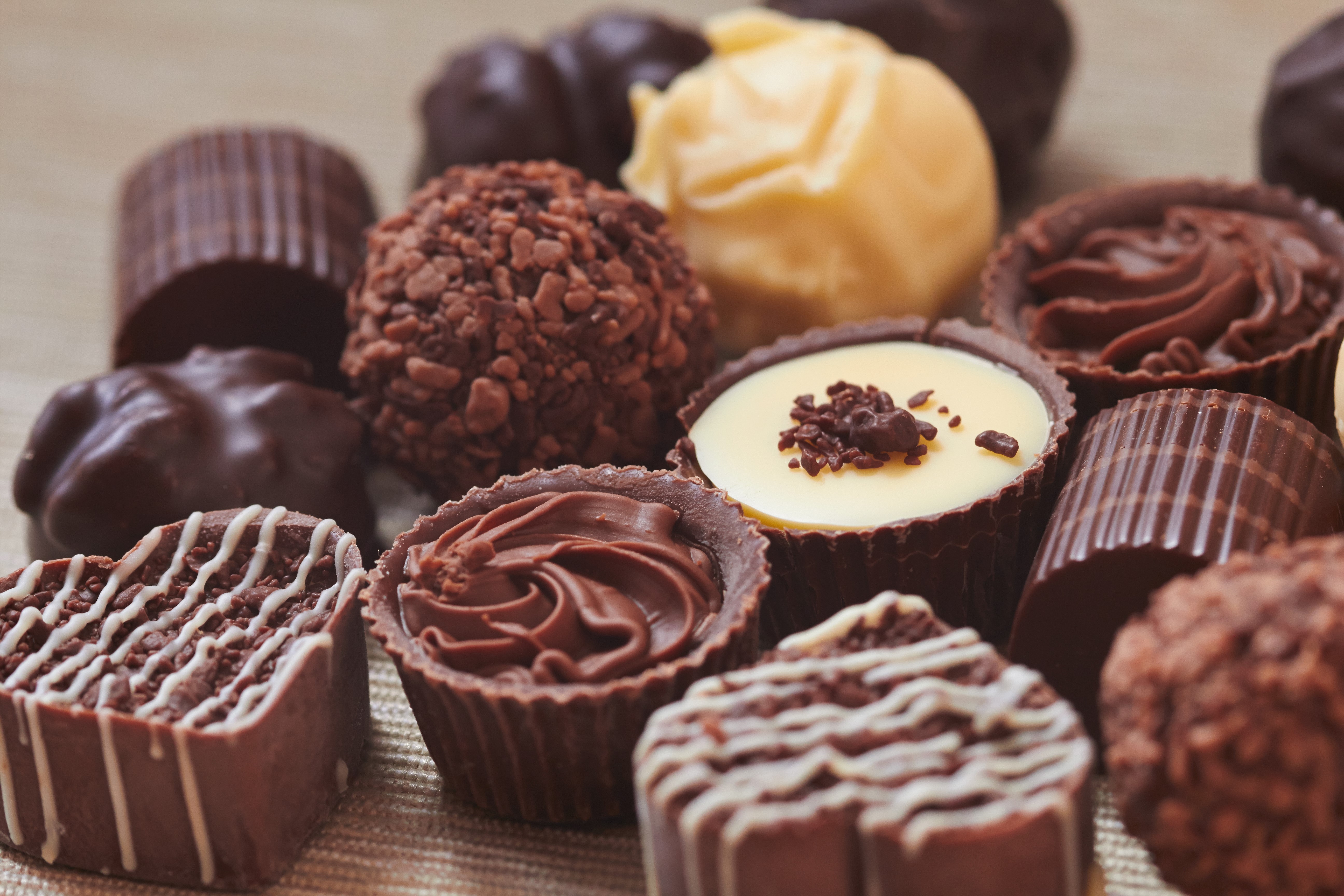 Assortment of Chocolates HD Wallpaper