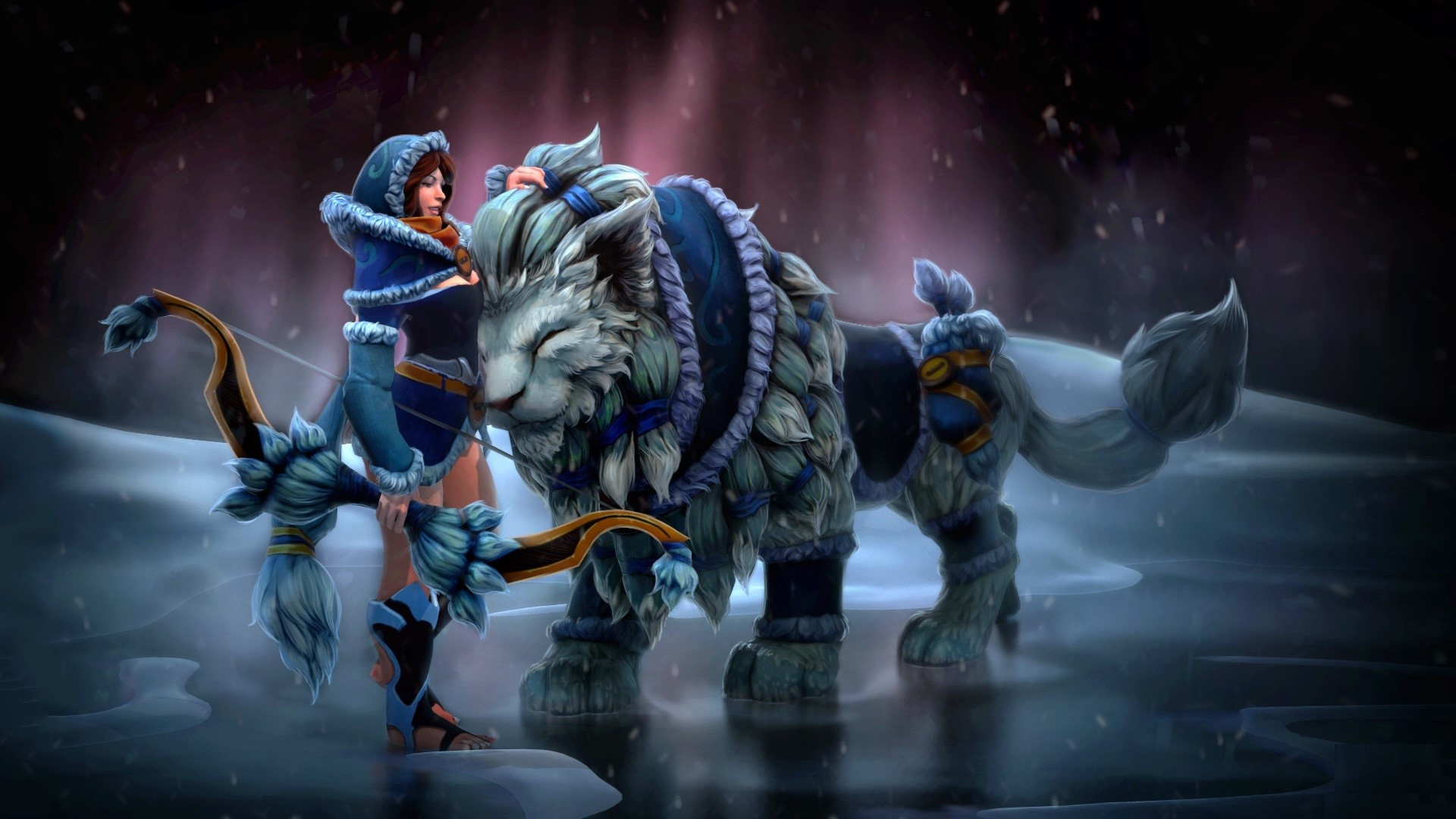 Mirana and her Saber Mount from DOTA 2 HD Wallpaper