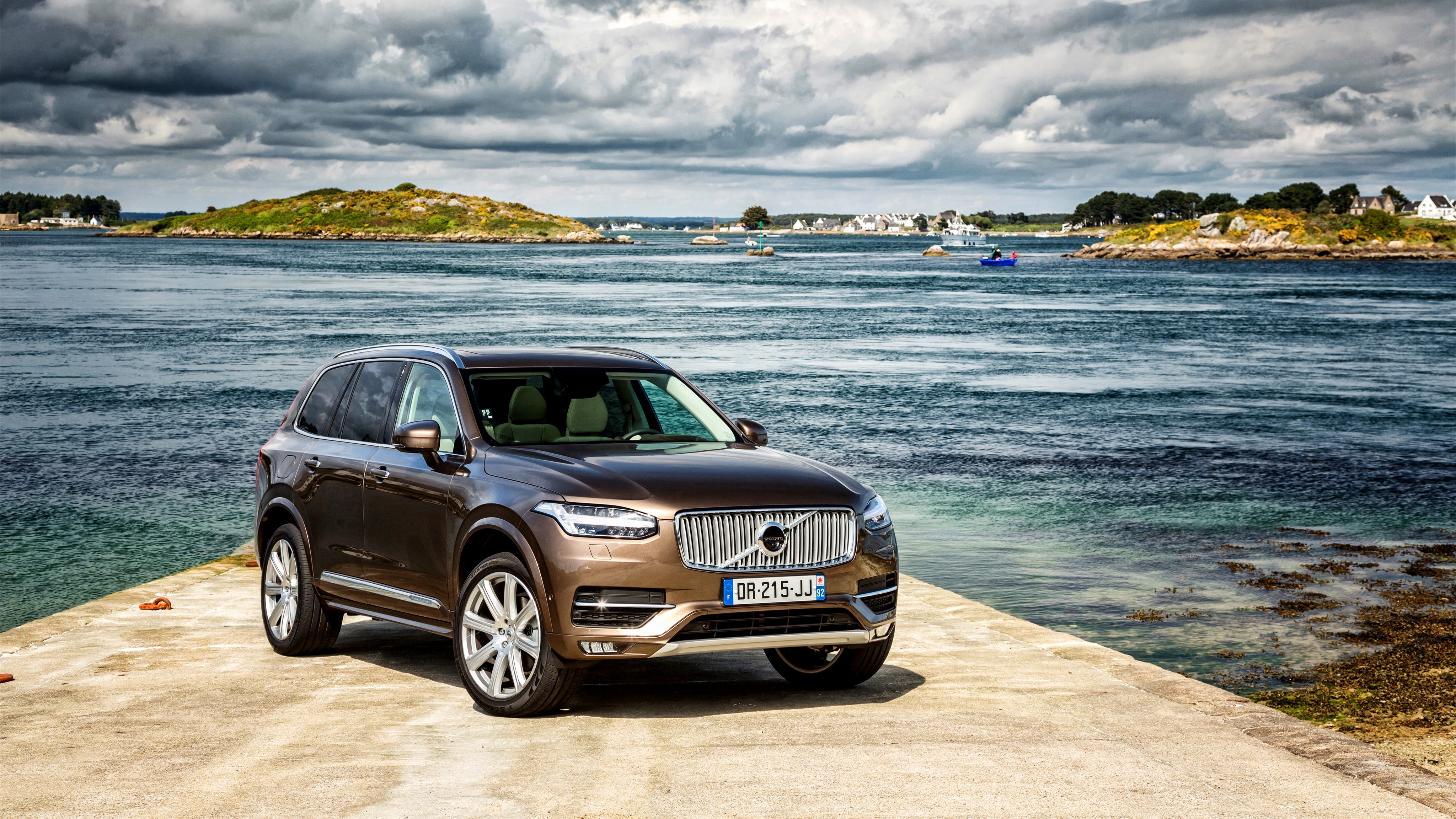 4K Volvo XC90 Inscription 2015 HD Wallpaper