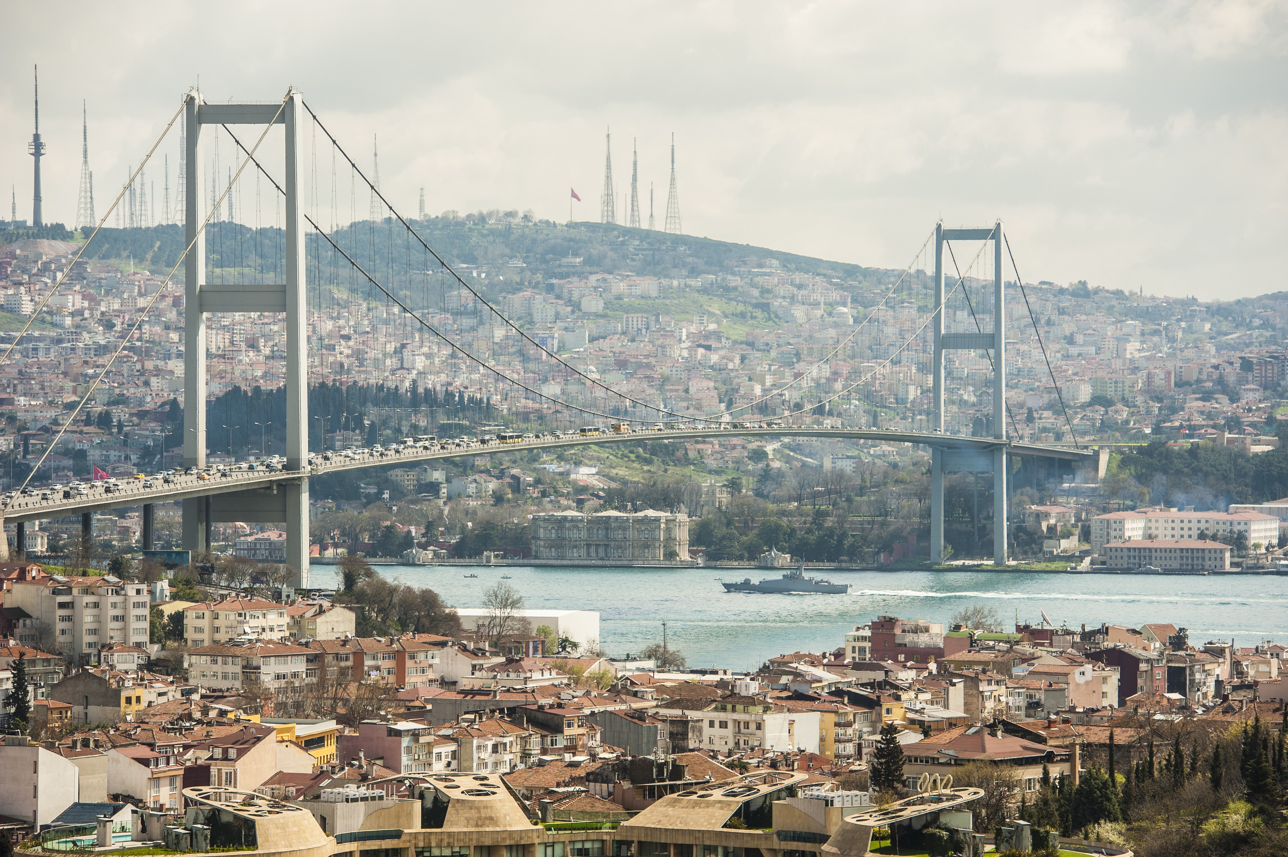 Bosphorus Bridge, Istanbul, Turkey HD Wallpaper