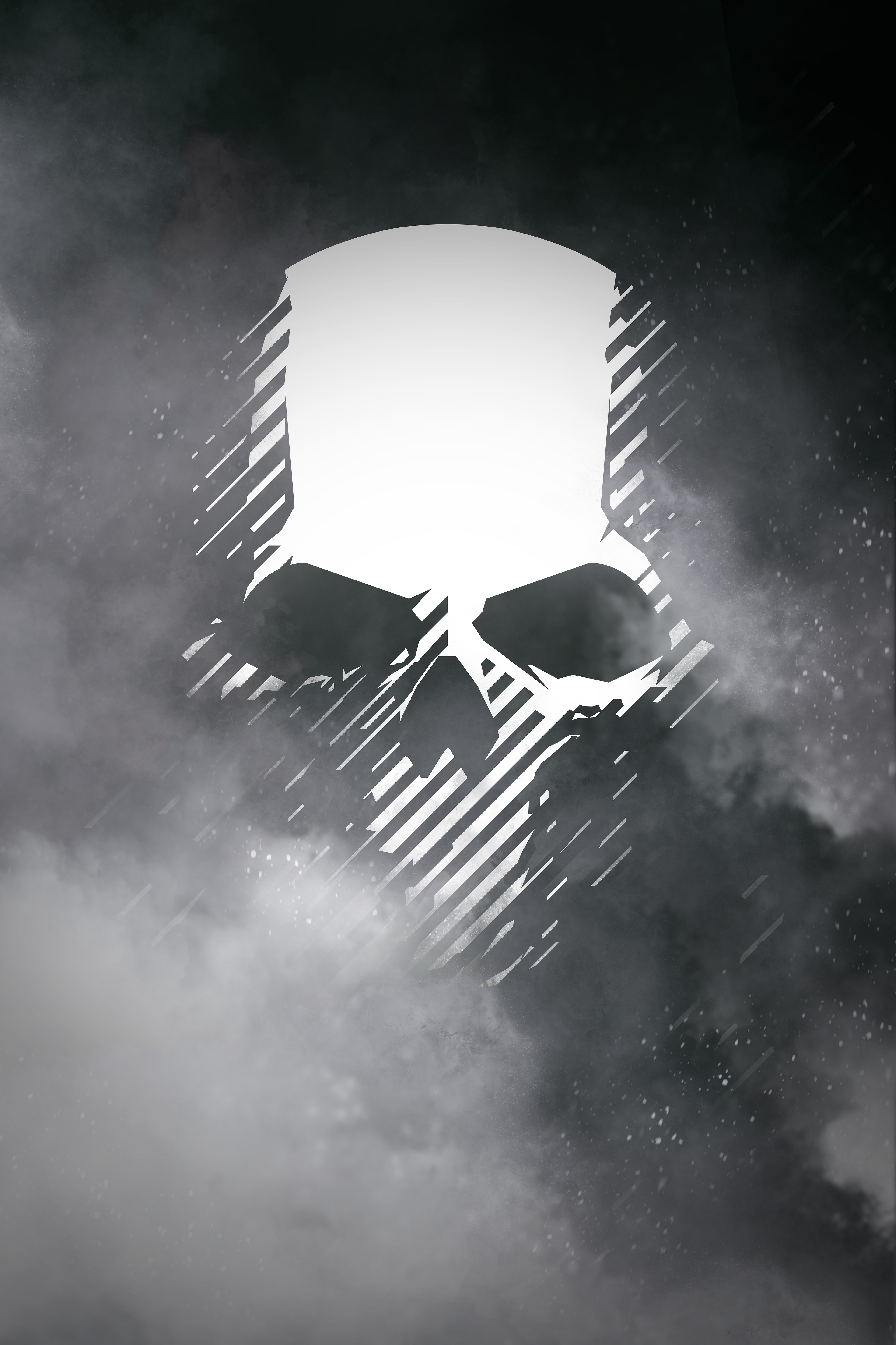 Ghost Recon Wildlands Skull 4K HD Phone Wallpaper