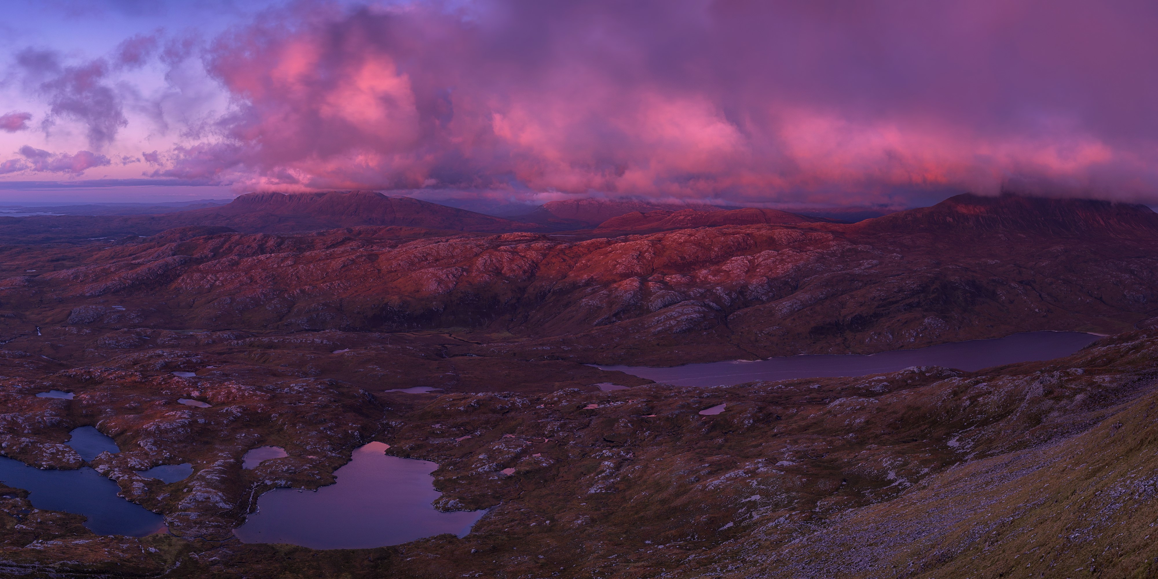 4K Evening in North West Highlands, Scotland HD Wallpaper