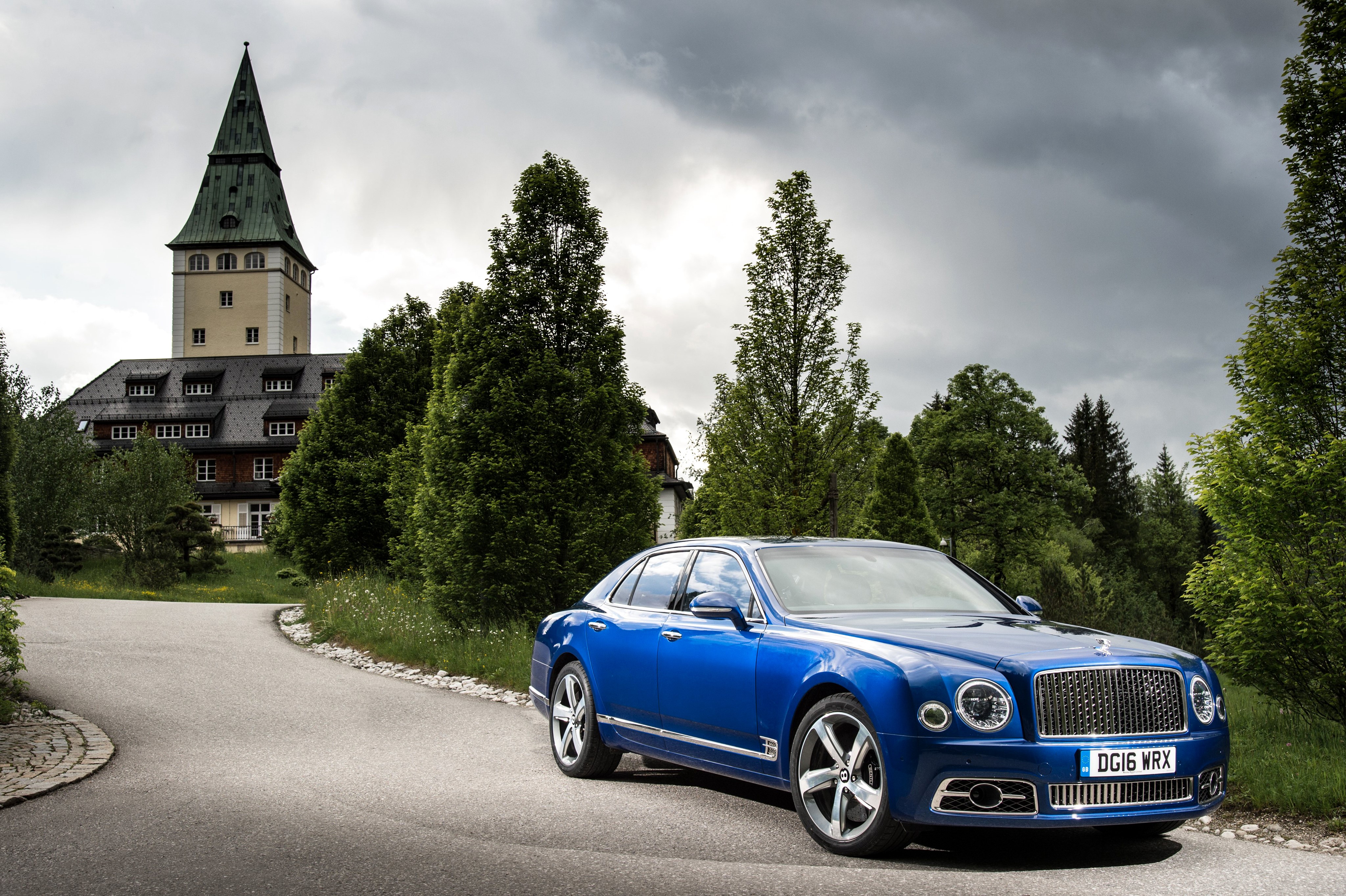 4K Bentley Mulsanne Speed 2016 Metallic Blue HD Wallpaper