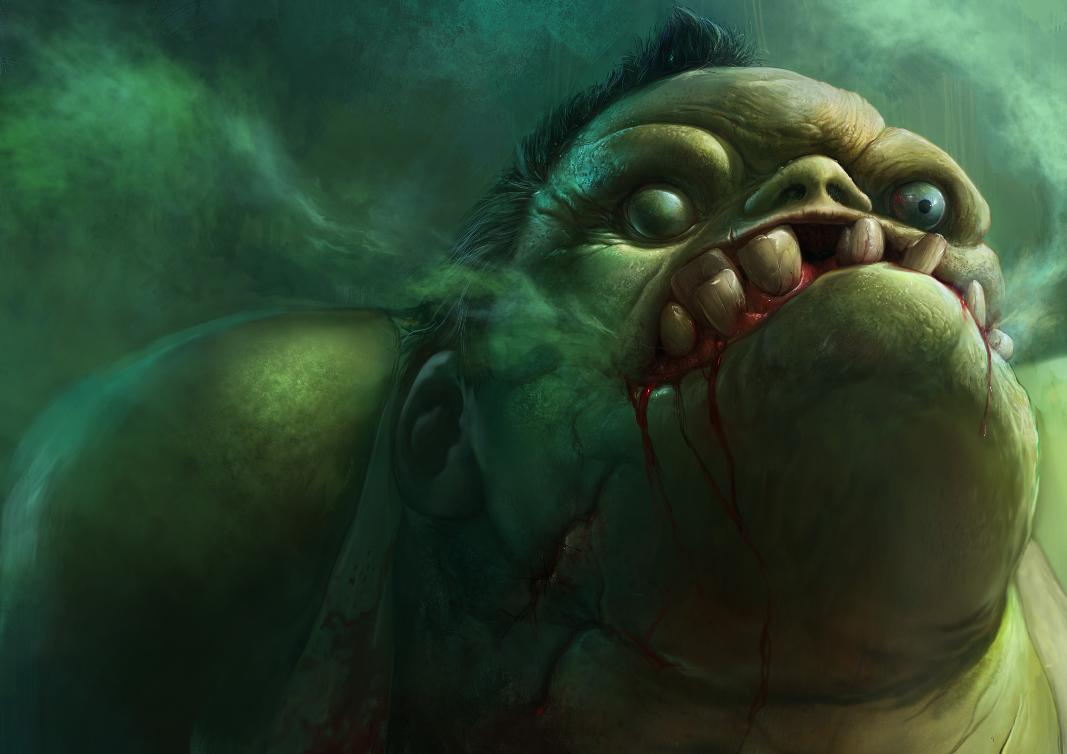 Pudge from DOTA 2 HD Wallpaper