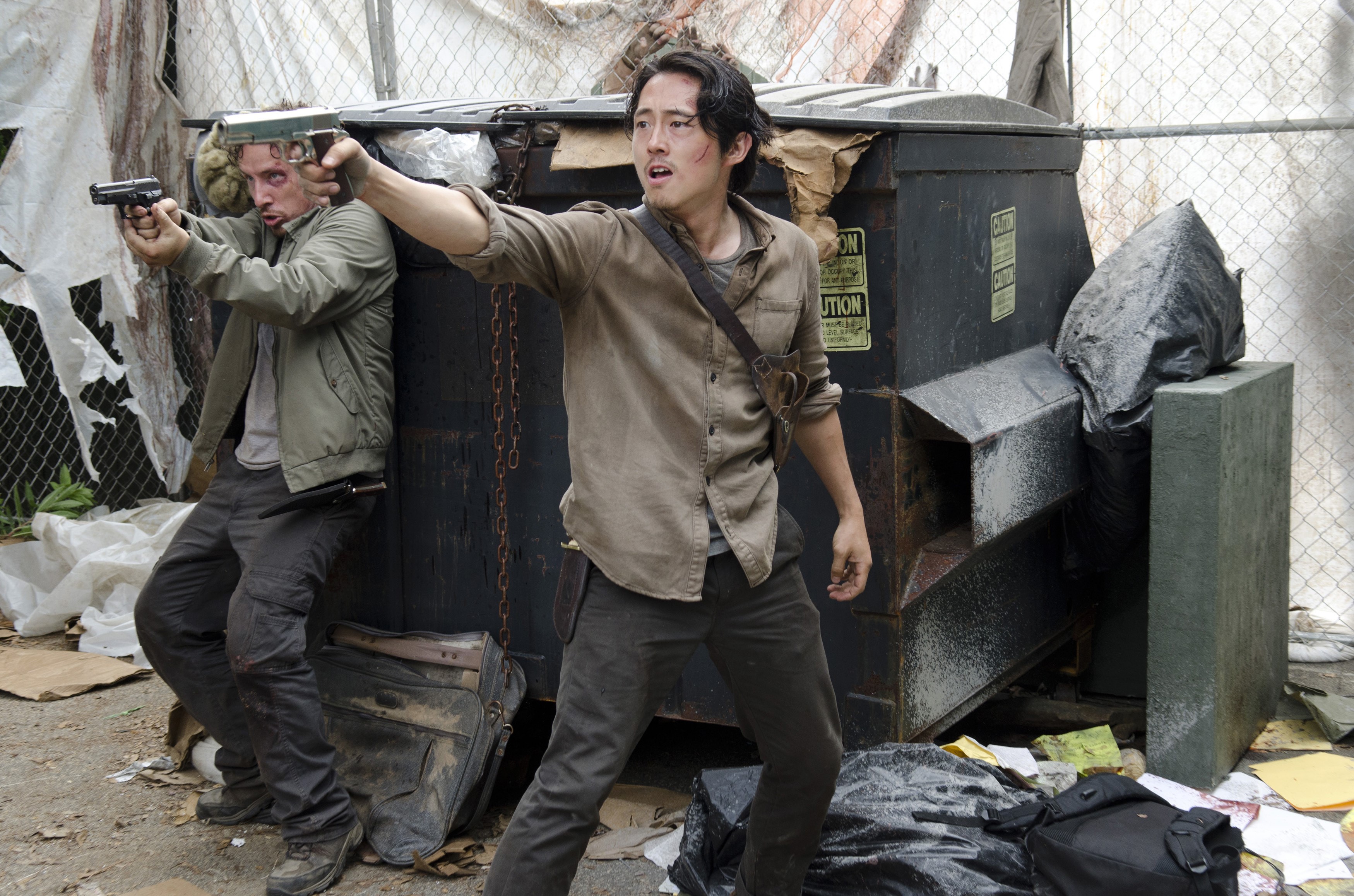 Glenn and Nicholas from The Walking Dead TV HD Wallpaper