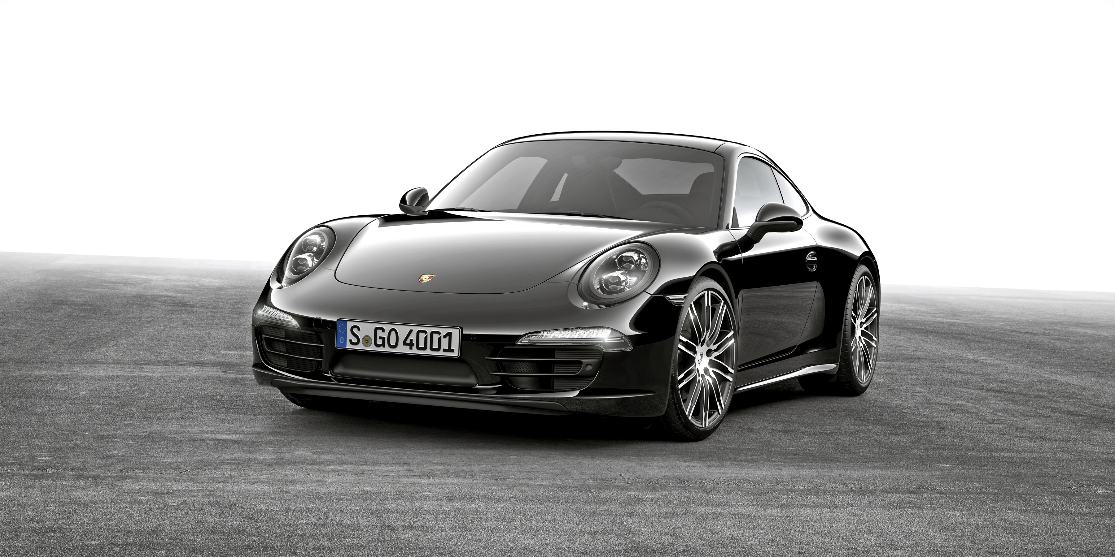 Black Porsche 911 Carrera Coupe HD Wallpaper