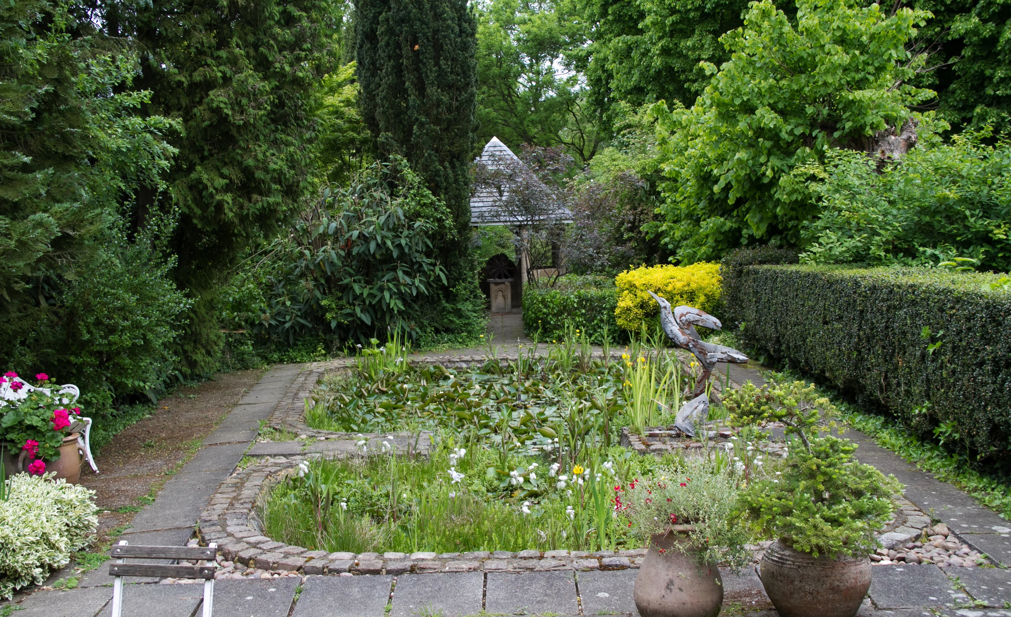 York Gate Garden Leeds United Kingdom Parks Shrubs HD Wallpaper