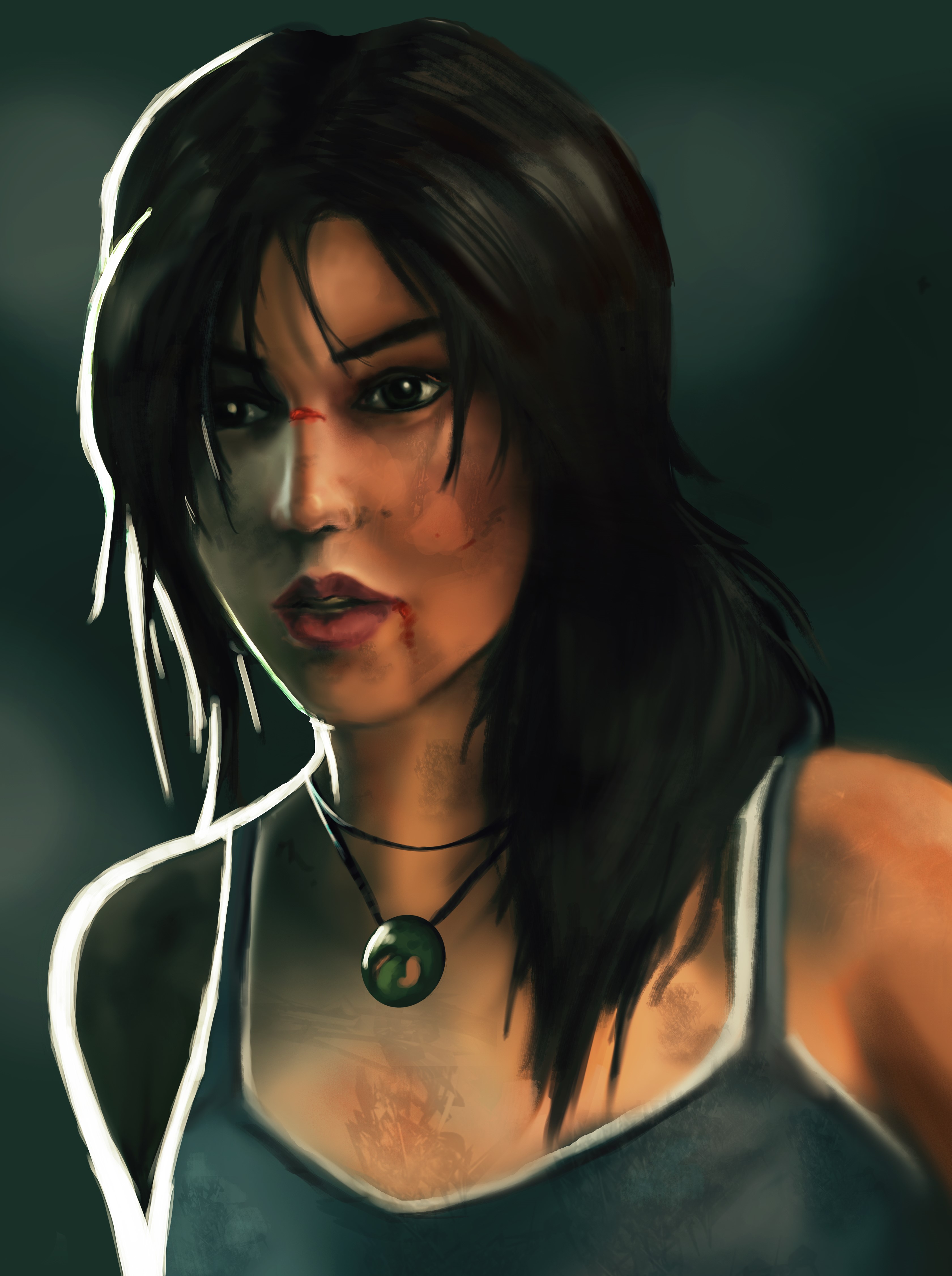 Lara Croft from Tomb Raider 2013 HD Phone Wallpaper