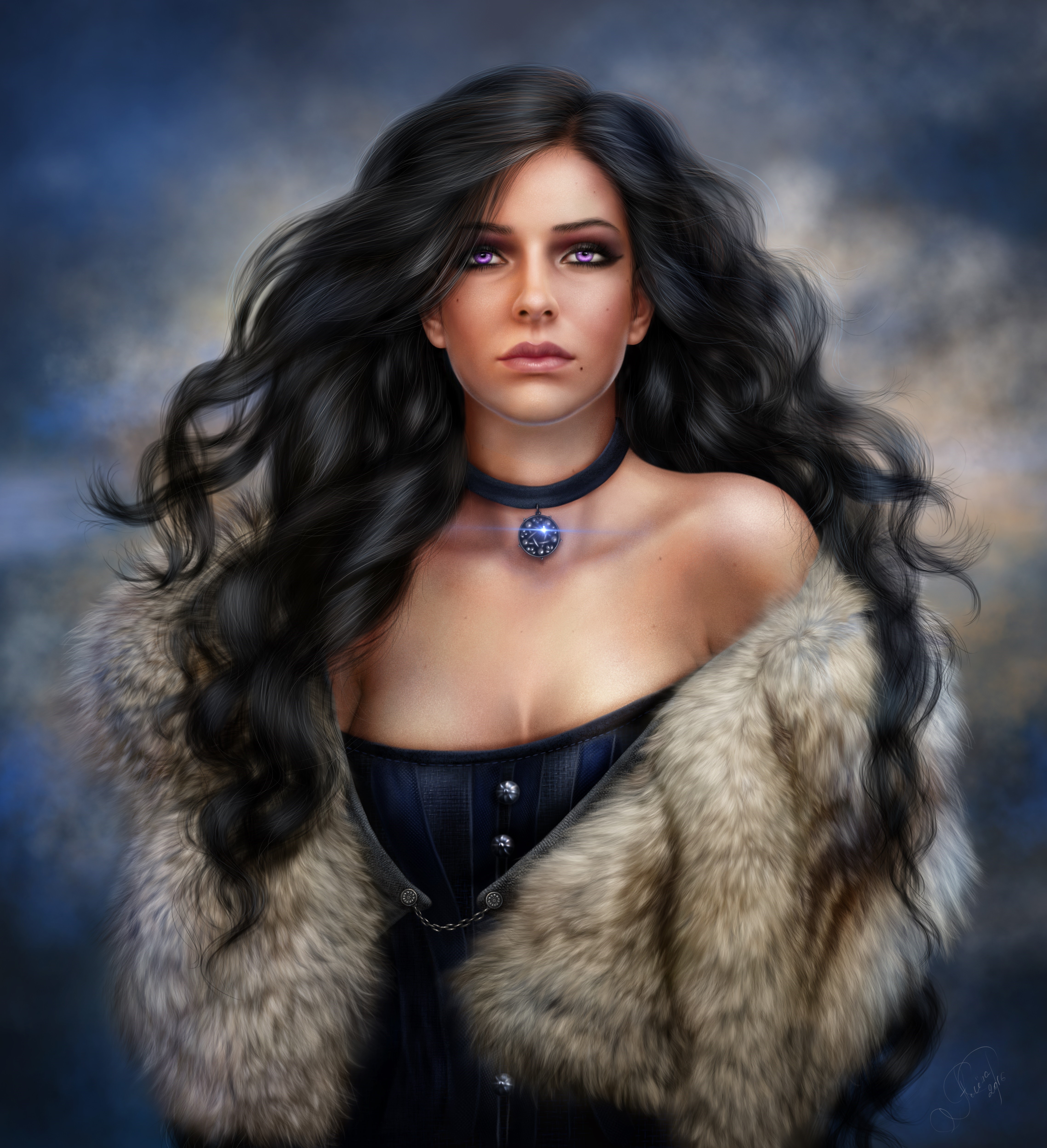 Yennefer from The Witcher 3: Wild Hunt HD Wallpaper