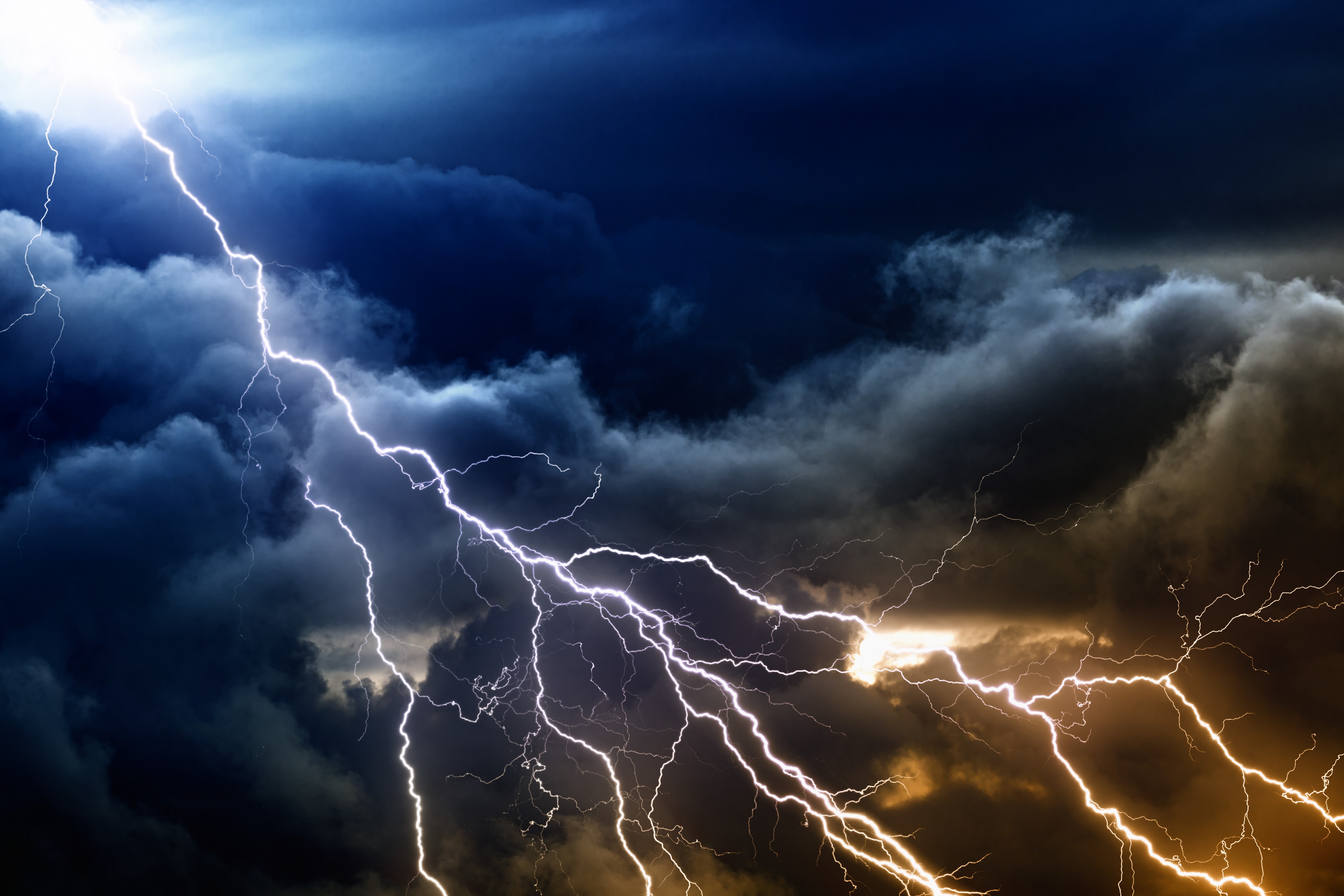 Zsolt Kosa Monsters Thundercloud Lightning HD Wallpaper Rare Gallery