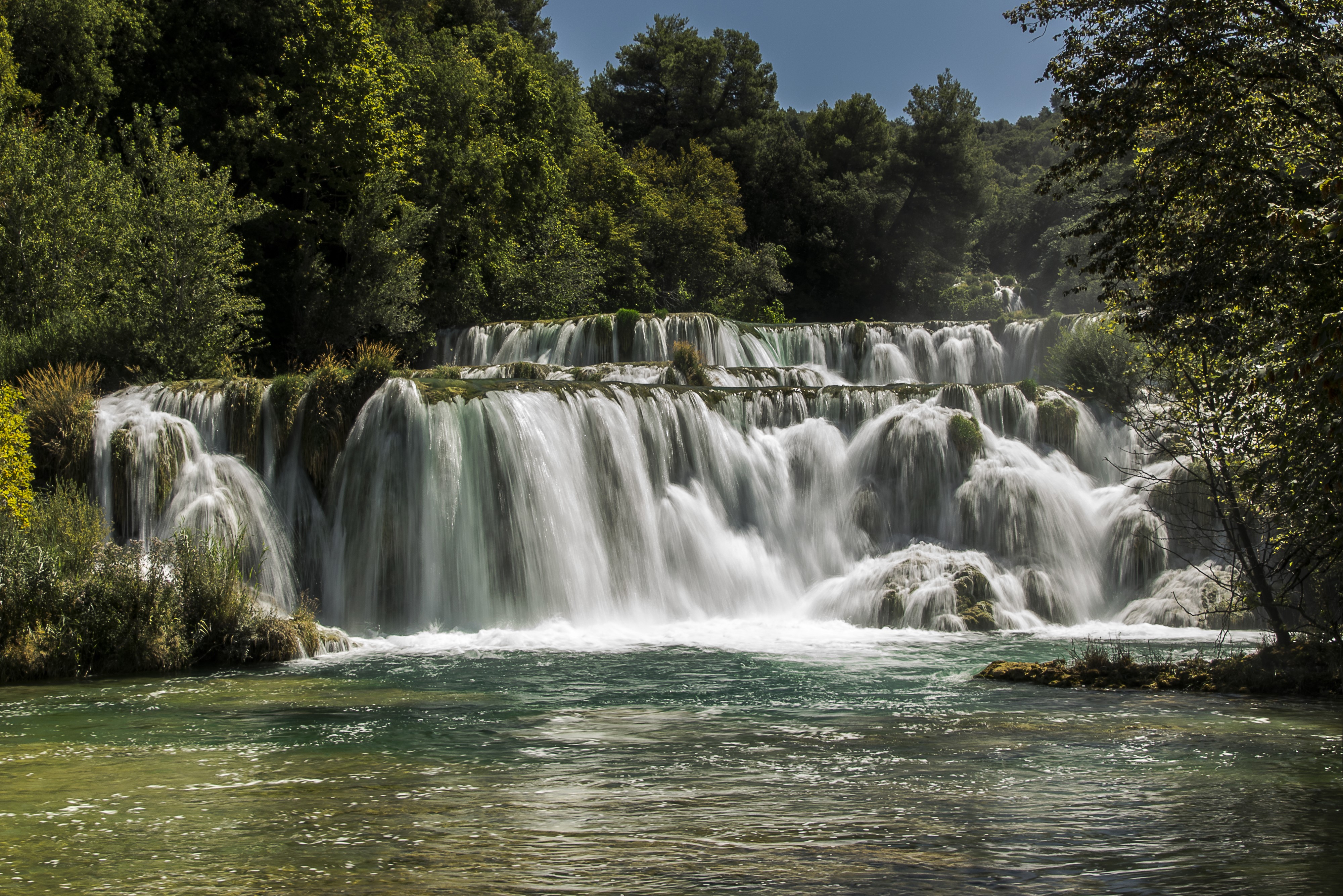 4K Krka National Park Waterfalls in Croatia HD Wallpaper
