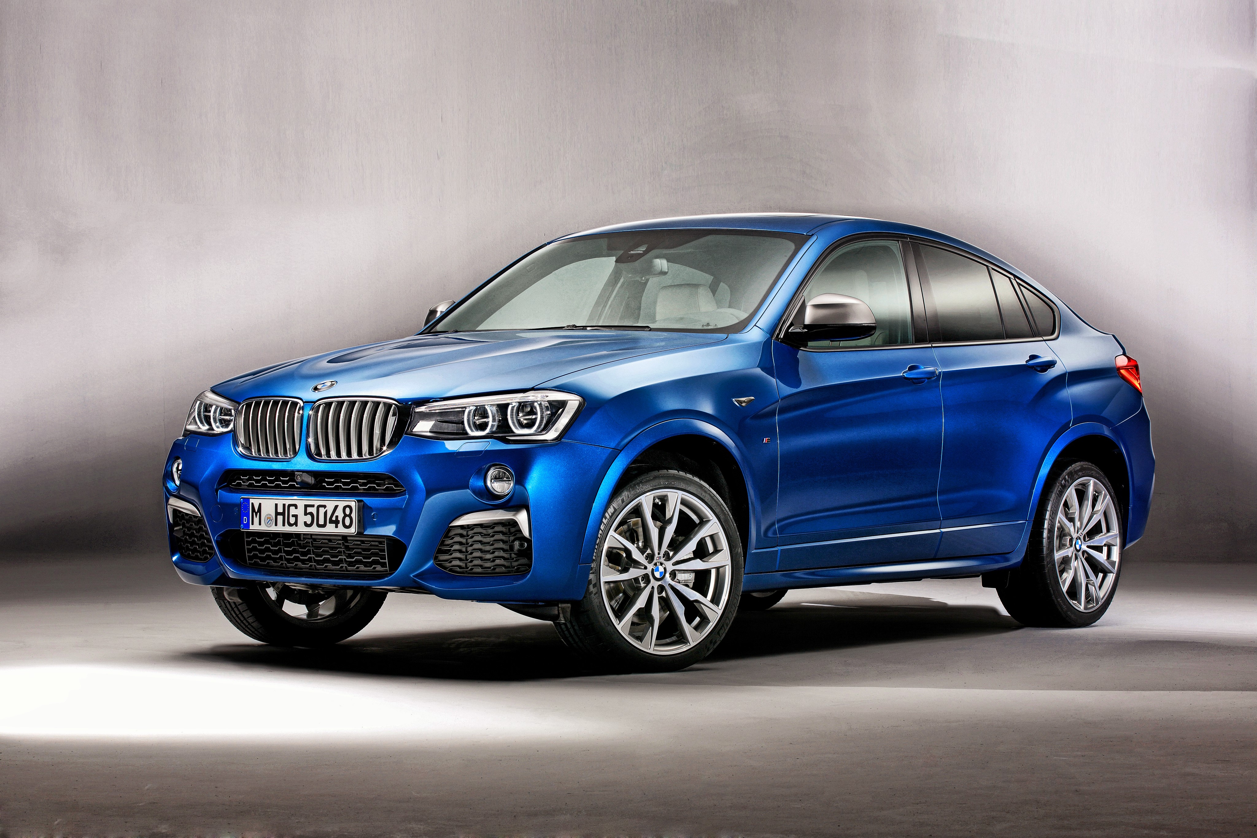 Blue 2015 BMW X4 M HD Wallpaper
