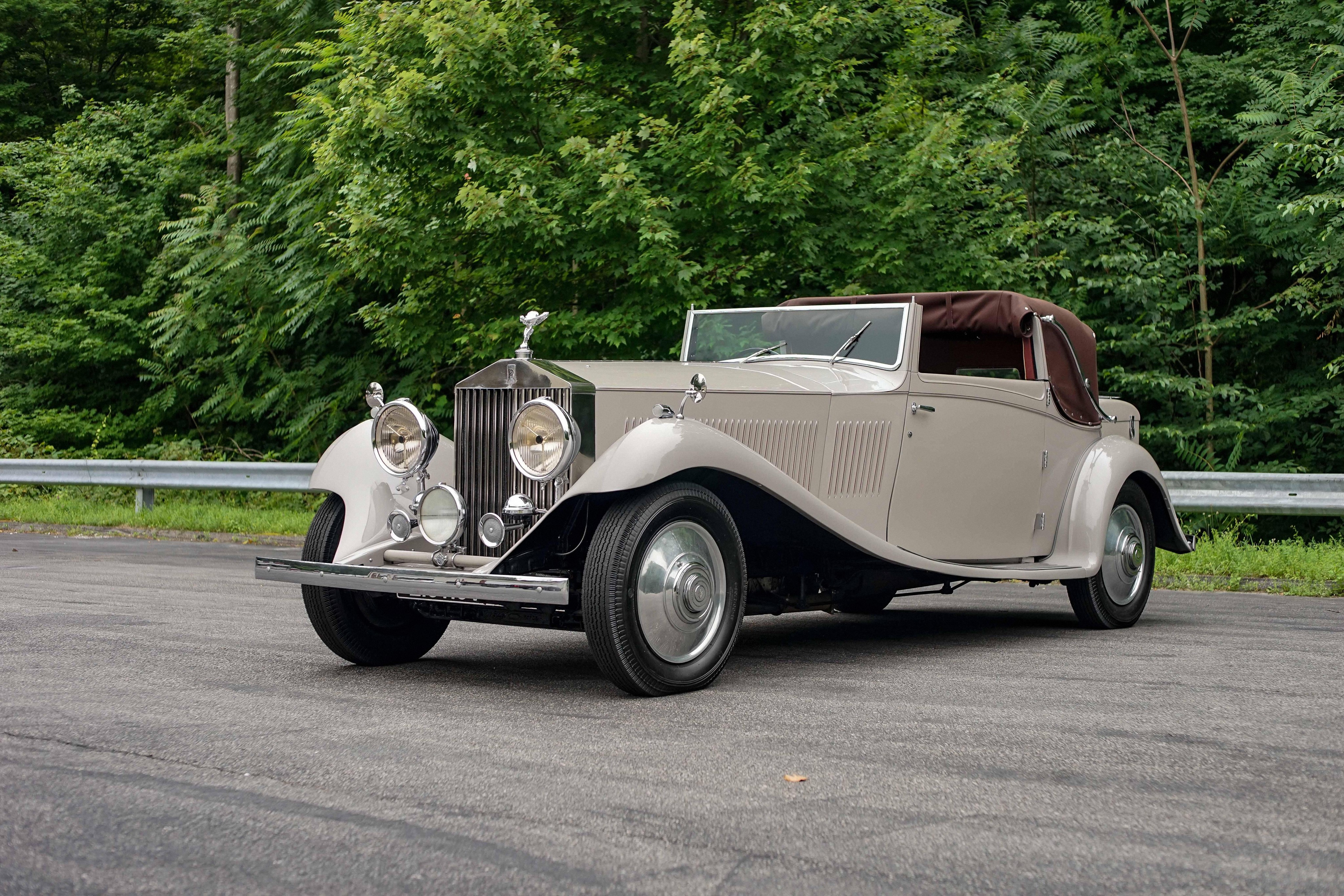 1934 Rolls-Royce Phantom II Continental Owen Sedanca Coupe HD Wallpaper