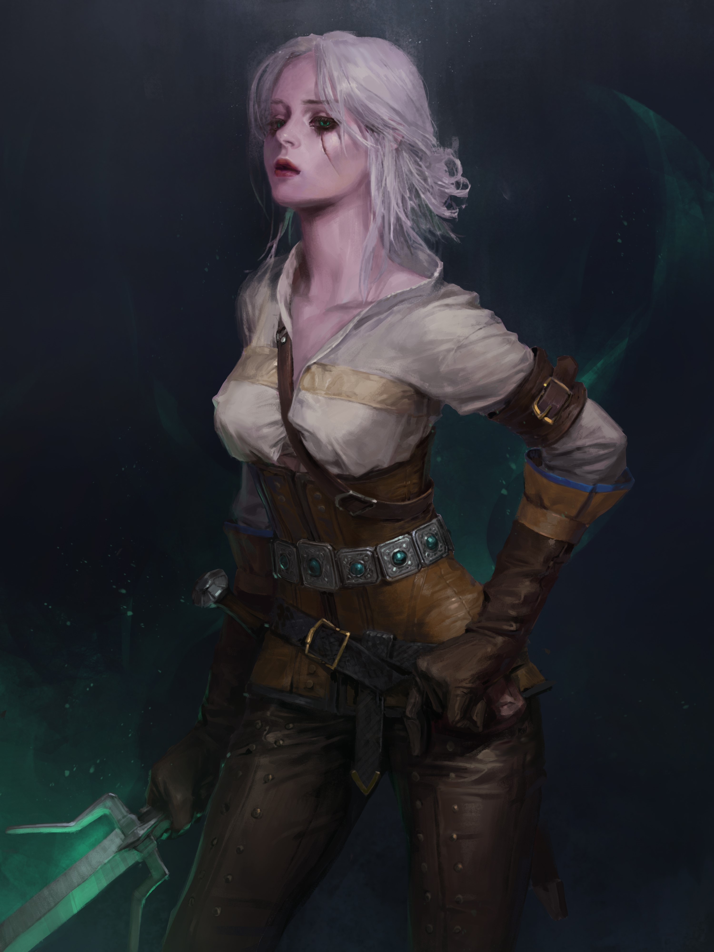 Ciri from The Witcher 3: Wild Hunt HD Phone Wallpaper