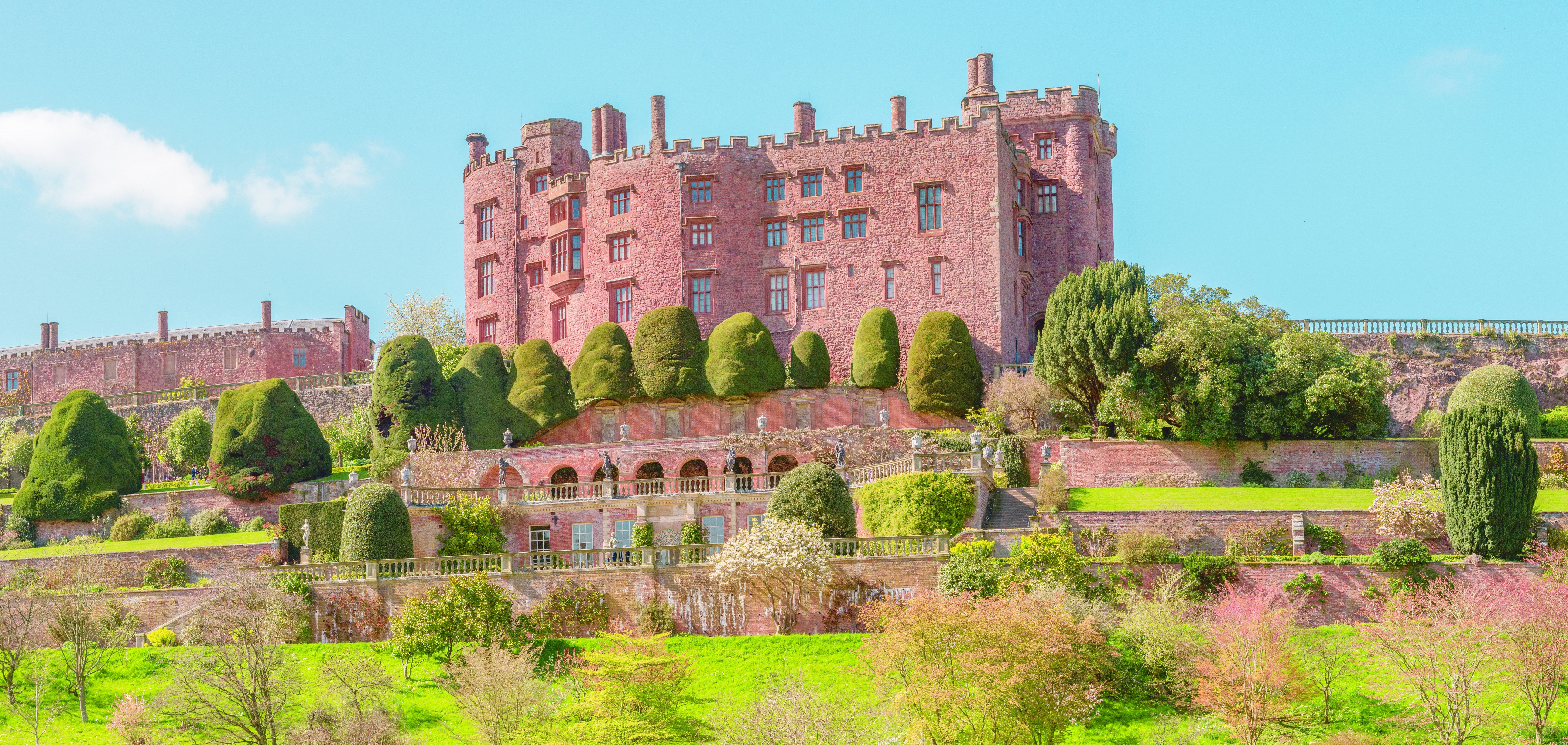 Powis Castle in Wales, United Kingdom HD Wallpaper