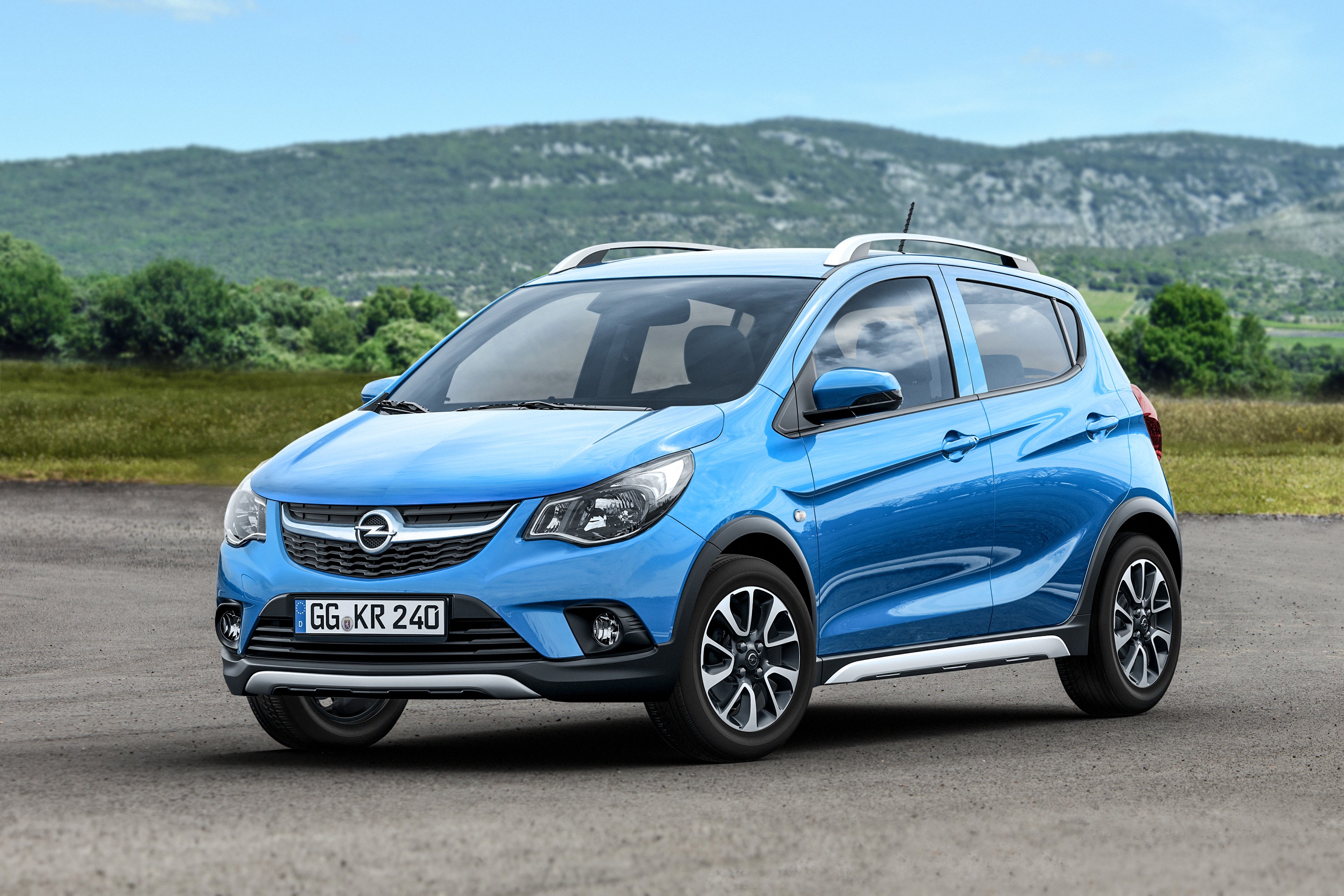 2016 Opel Karl Rocks Light Blue Metallic HD Wallpaper