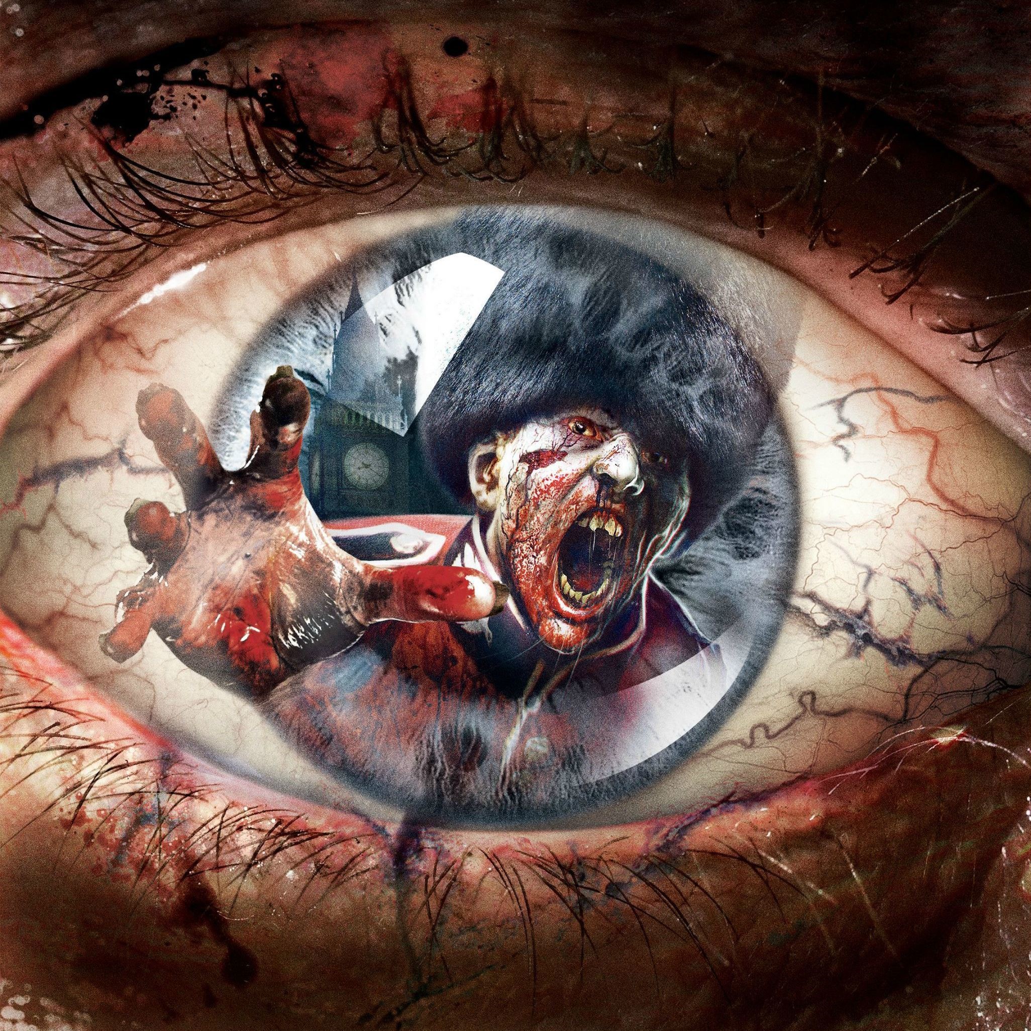Zombie reflection in an eye, ZombiU HD Wallpaper
