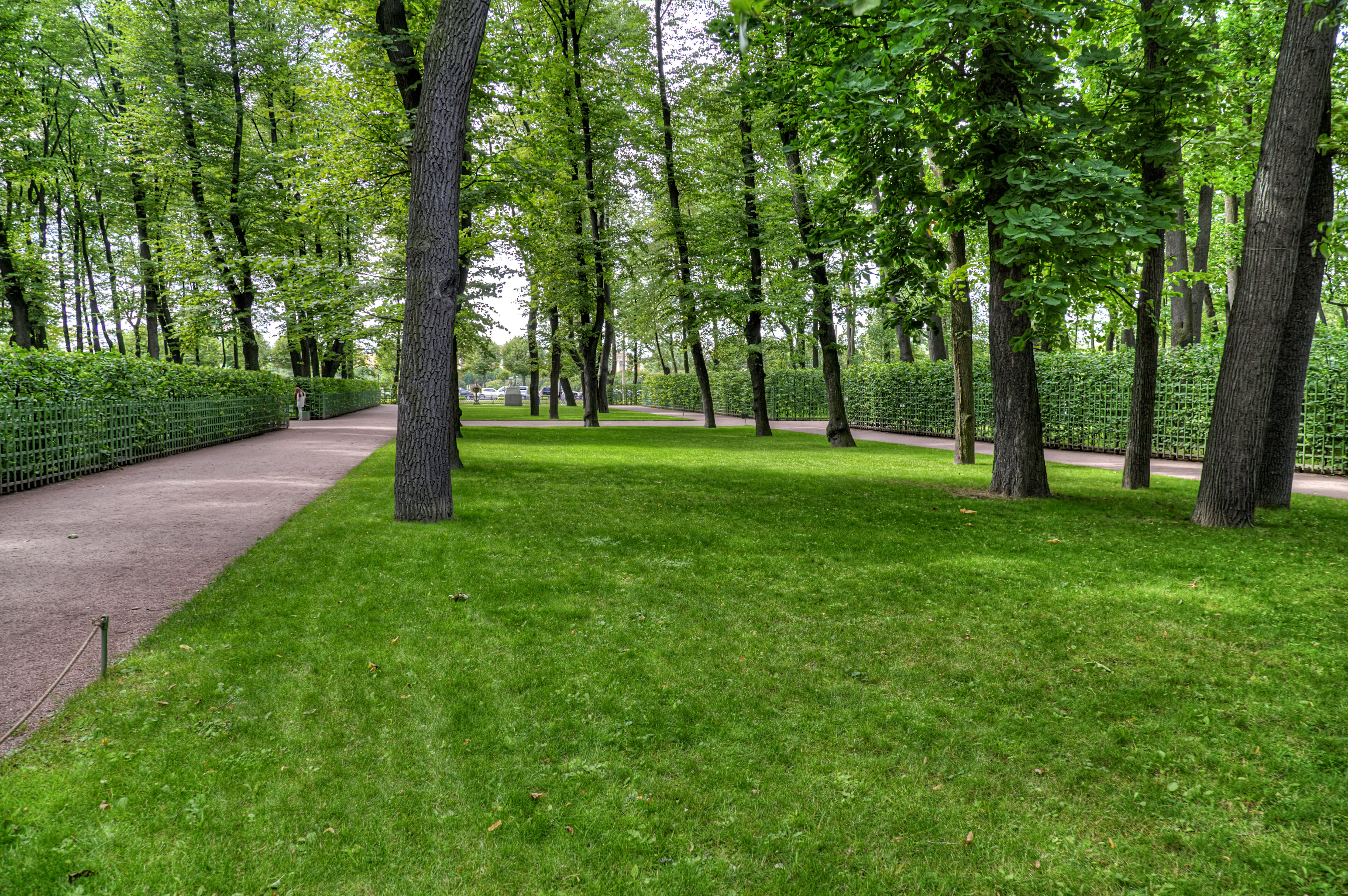 Summer Garden in St. Petersburg, Russia HD Wallpaper