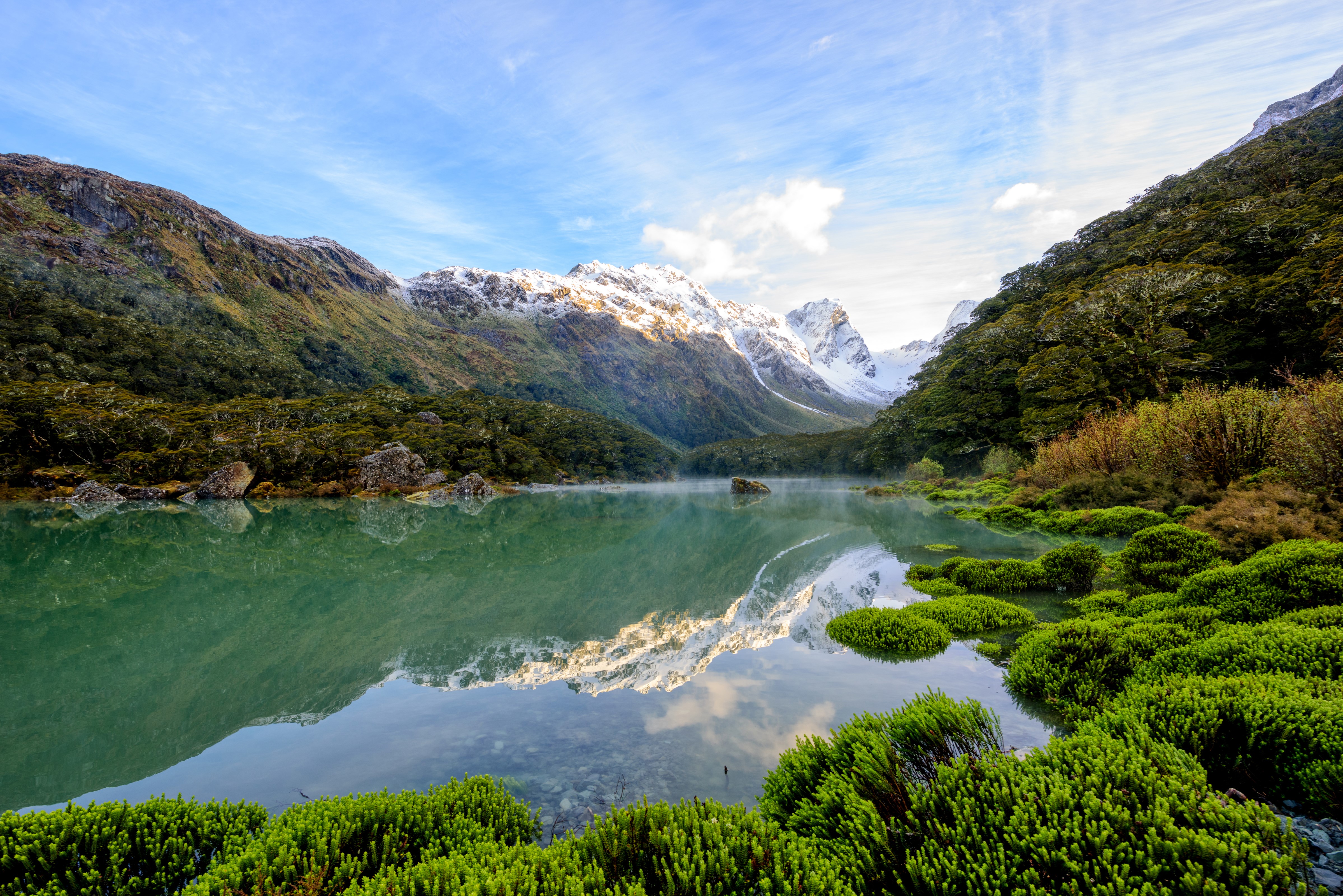 4K Lake Mackenzie New Zealand Mountains and Lake HD Wallpaper